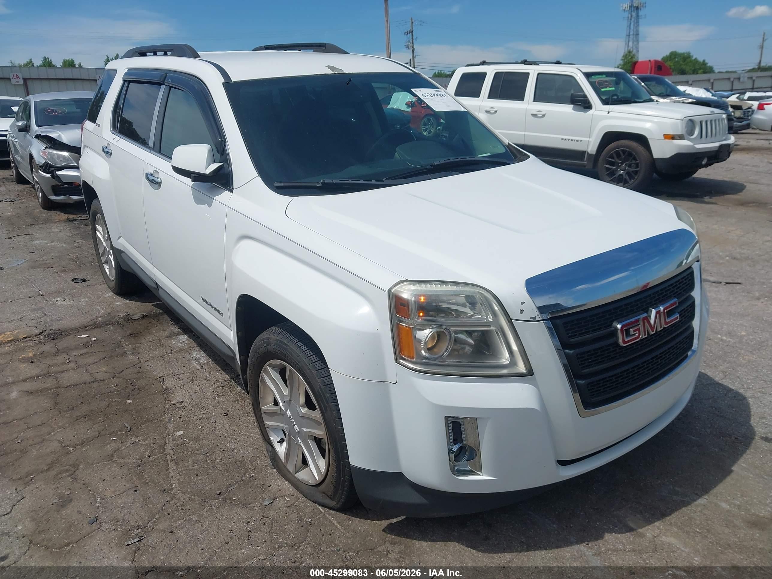 2011 Gmc Terrain Sle-2 White vin: 2CTALSEC0B6459151
