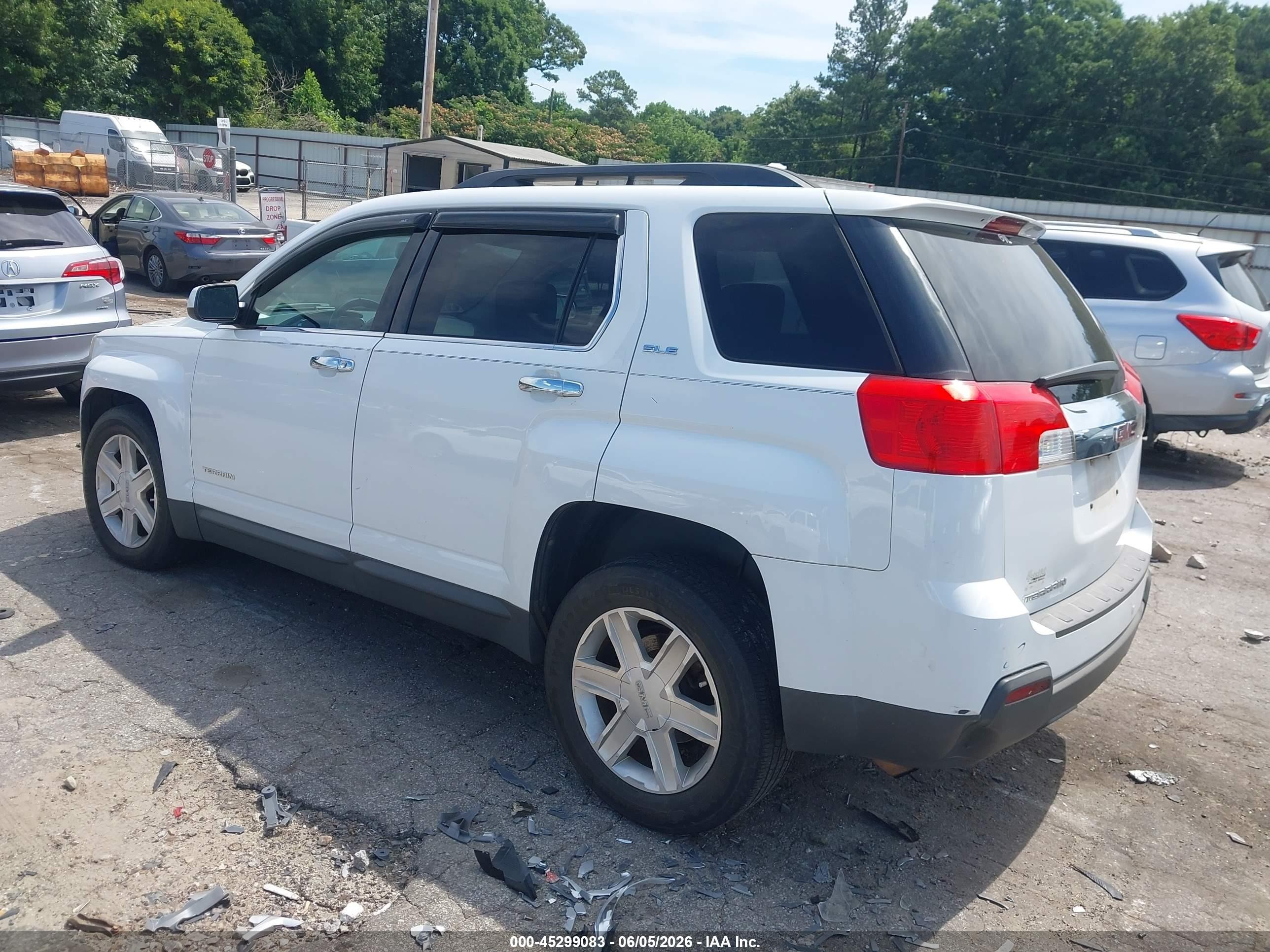 2011 Gmc Terrain Sle-2 White vin: 2CTALSEC0B6459151