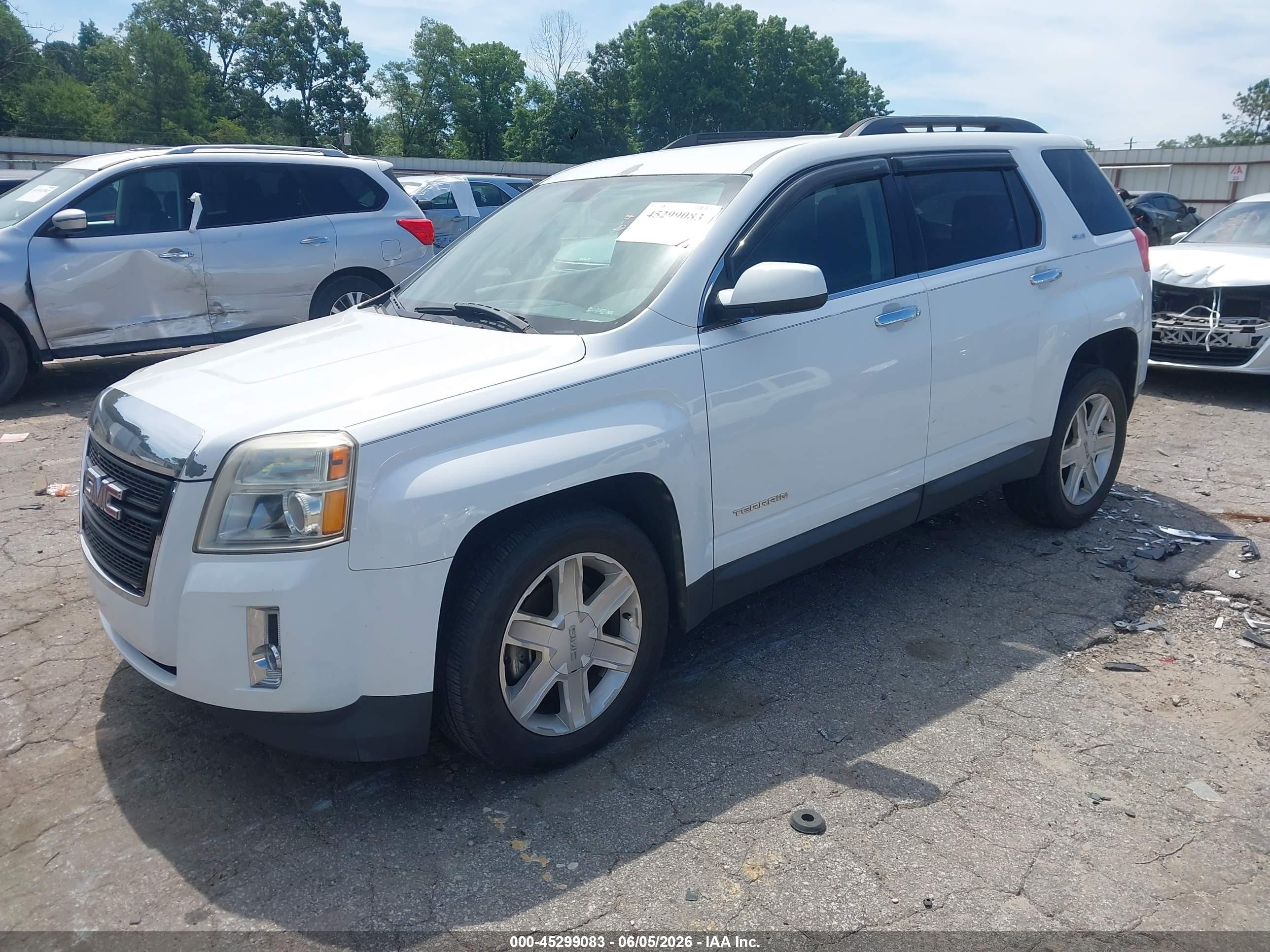 2011 Gmc Terrain Sle-2 White vin: 2CTALSEC0B6459151