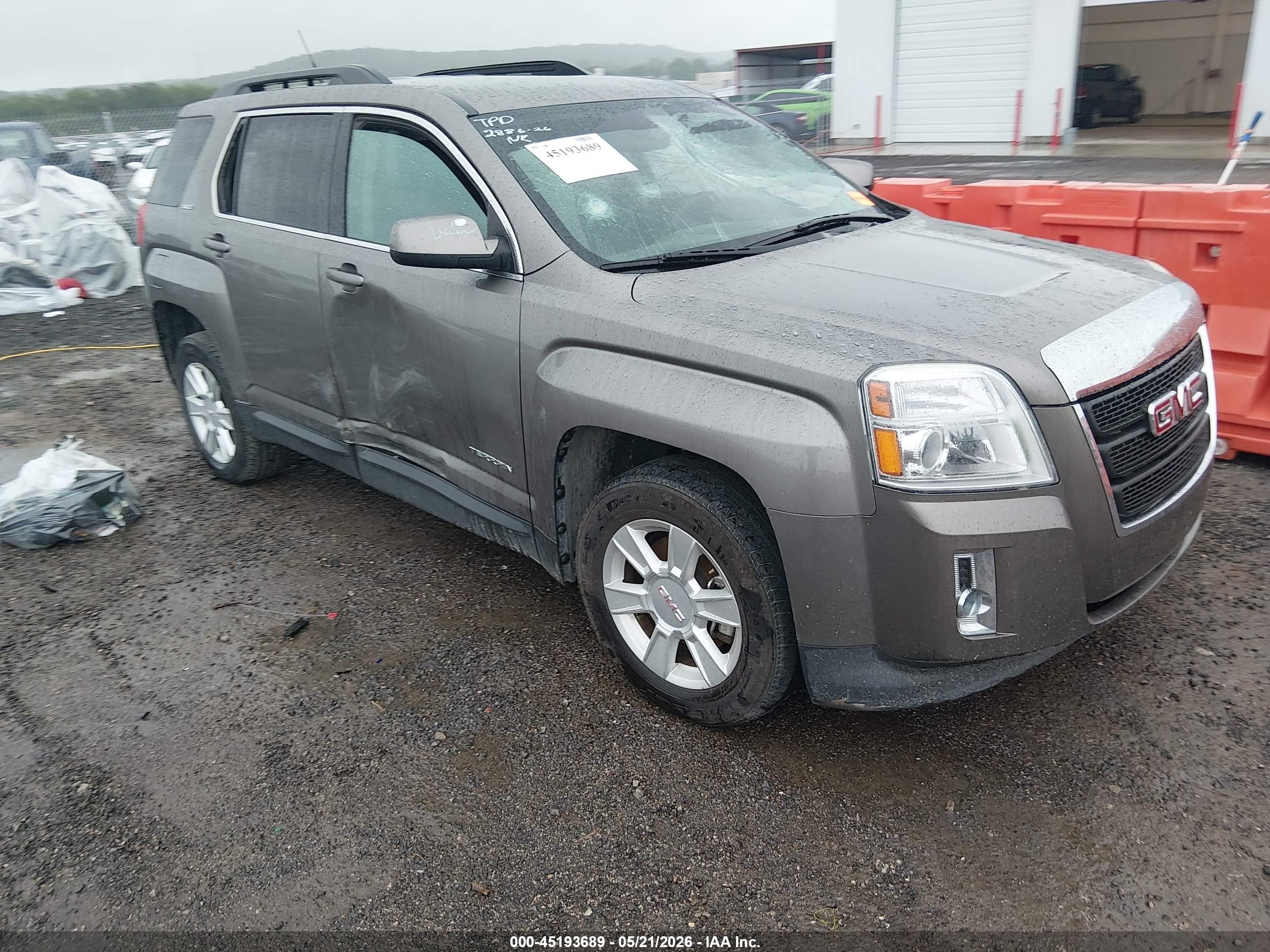 2011 Gmc Terrain Sle-2 Gray vin: 2CTALSEC2B6469695