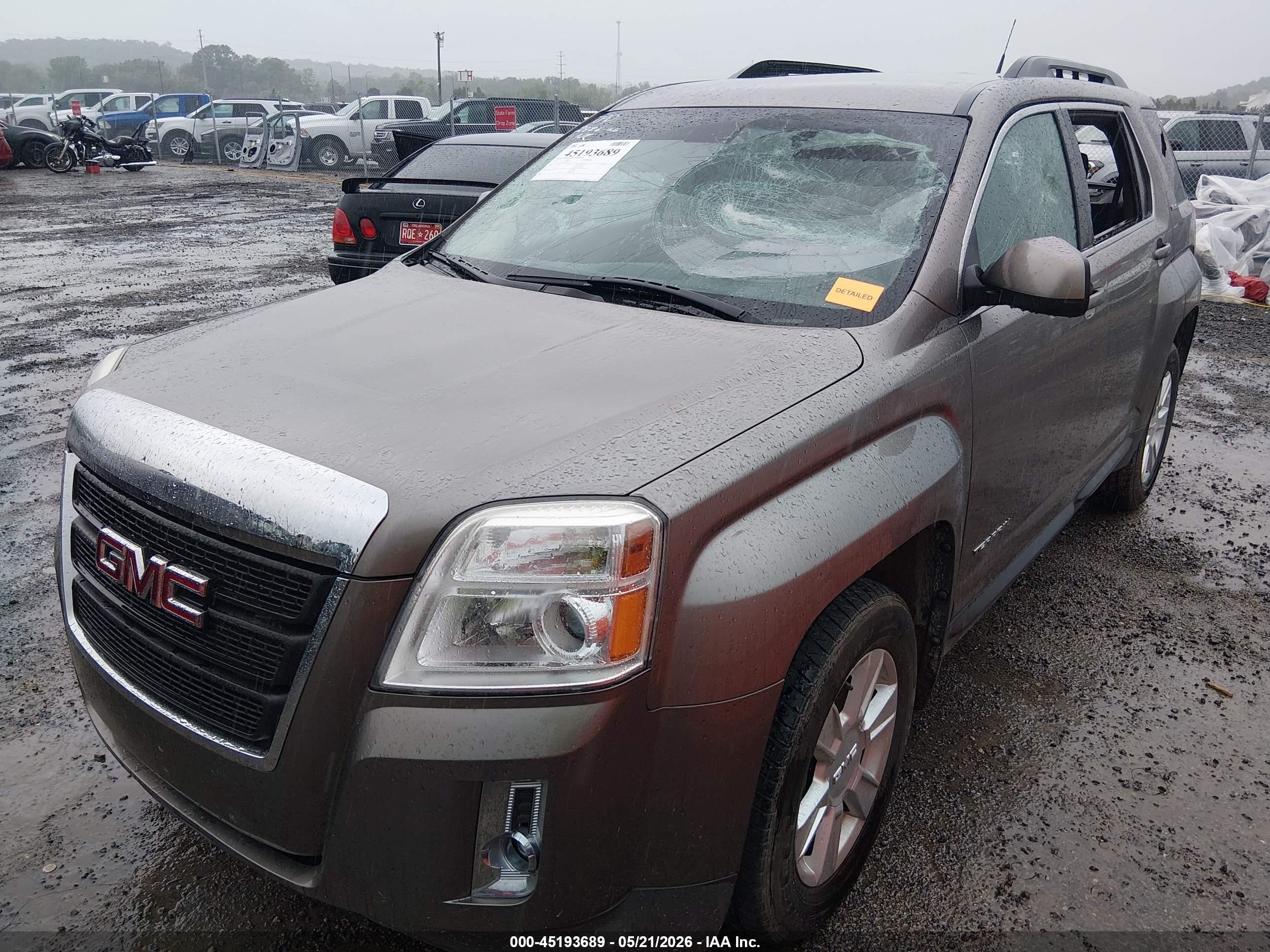 2011 Gmc Terrain Sle-2 Gray vin: 2CTALSEC2B6469695