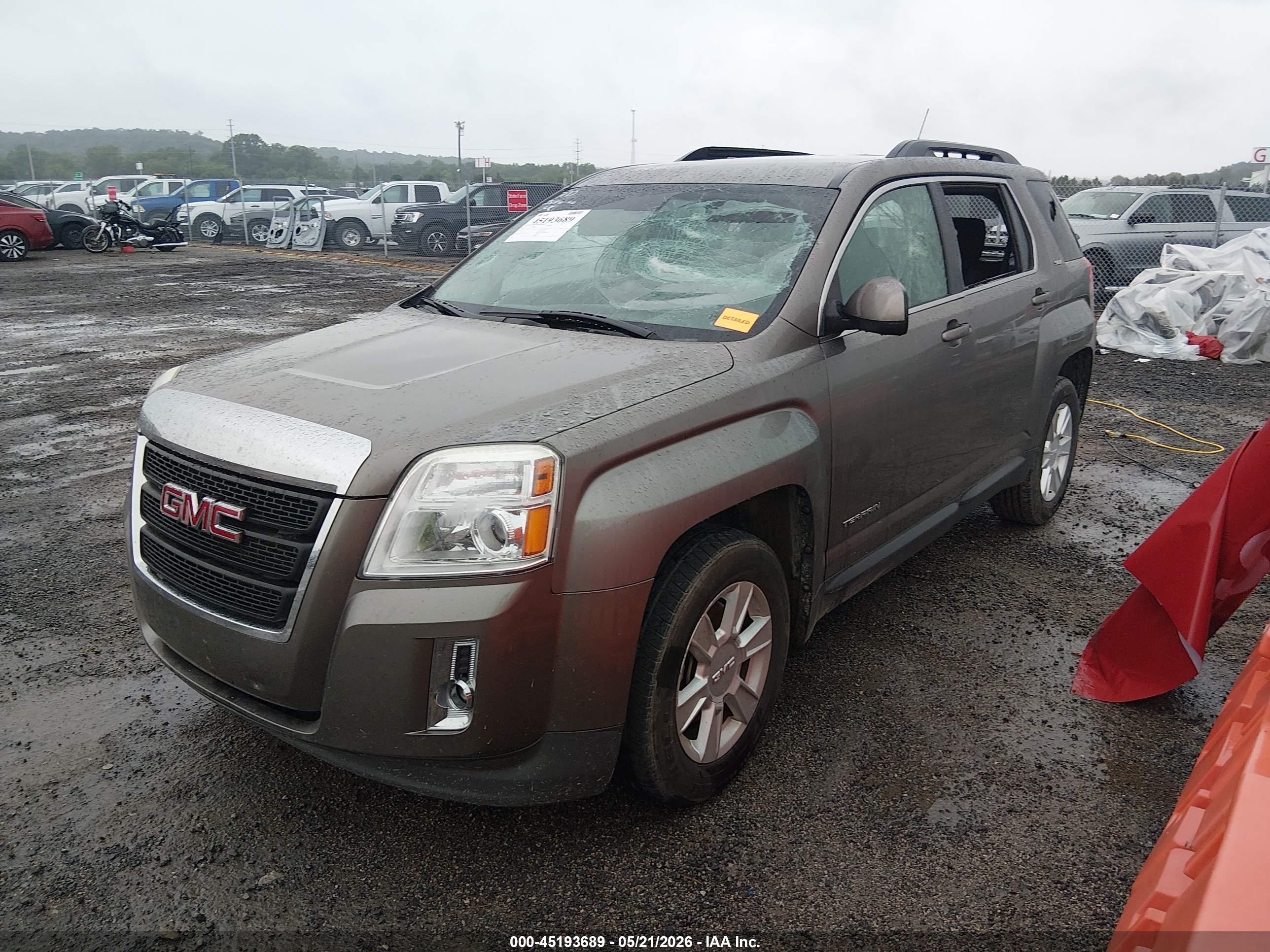 2011 Gmc Terrain Sle-2 Gray vin: 2CTALSEC2B6469695