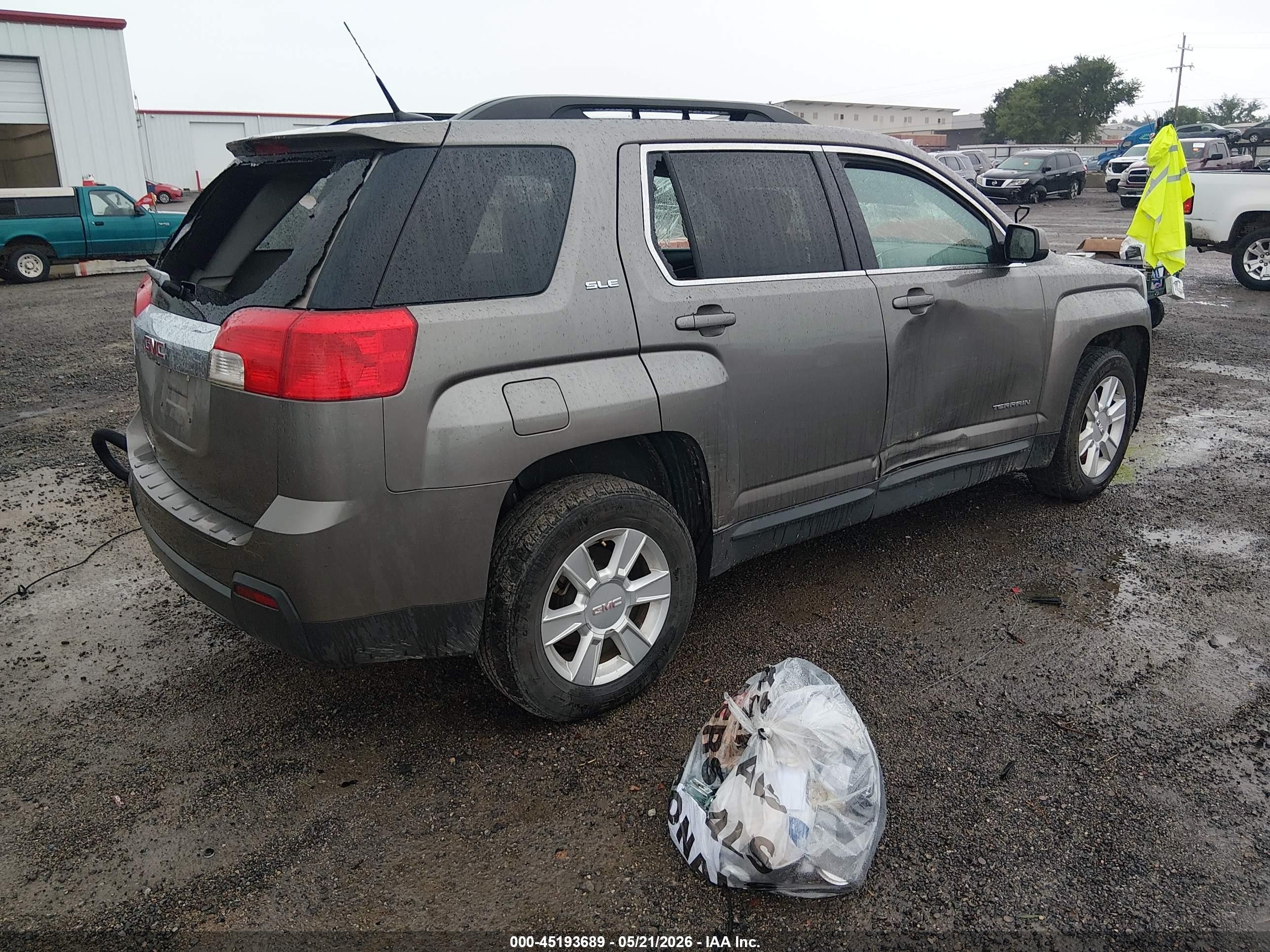 2011 Gmc Terrain Sle-2 Gray vin: 2CTALSEC2B6469695