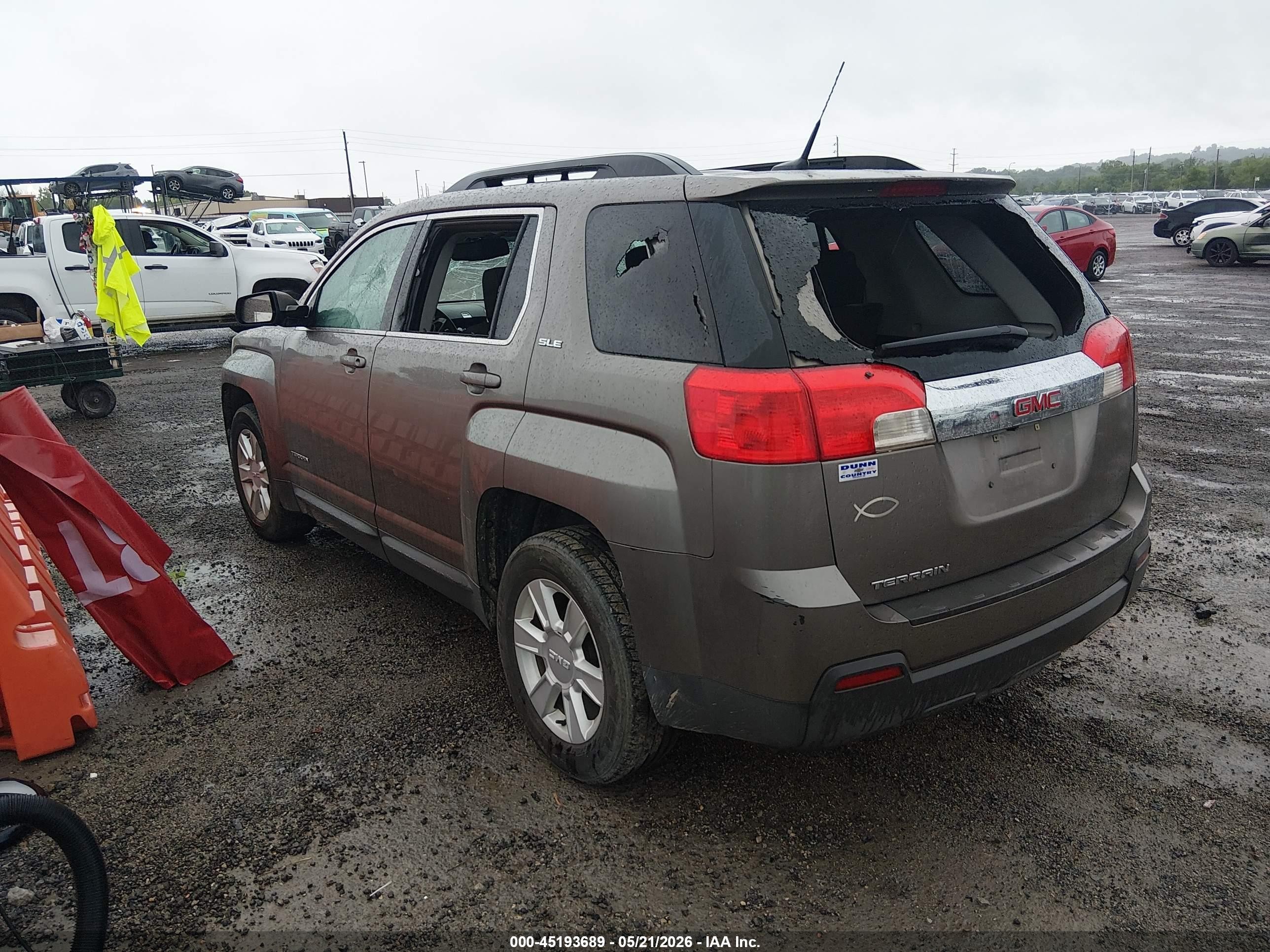 2011 Gmc Terrain Sle-2 Gray vin: 2CTALSEC2B6469695