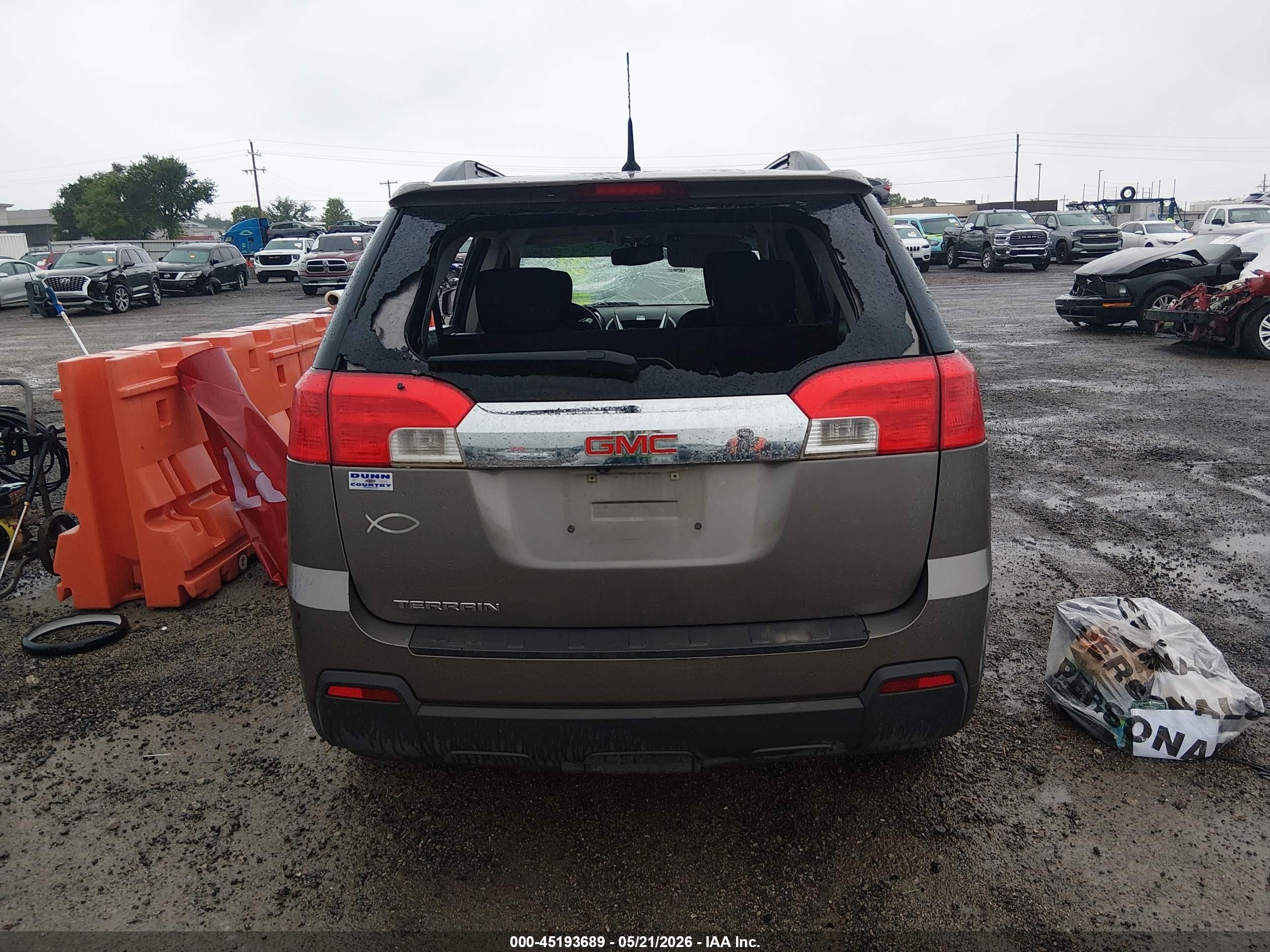 2011 Gmc Terrain Sle-2 Gray vin: 2CTALSEC2B6469695