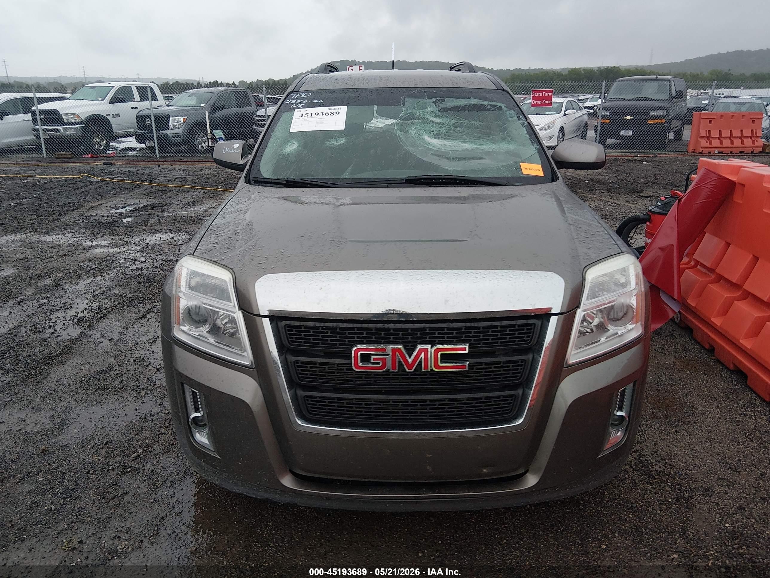 2011 Gmc Terrain Sle-2 Gray vin: 2CTALSEC2B6469695