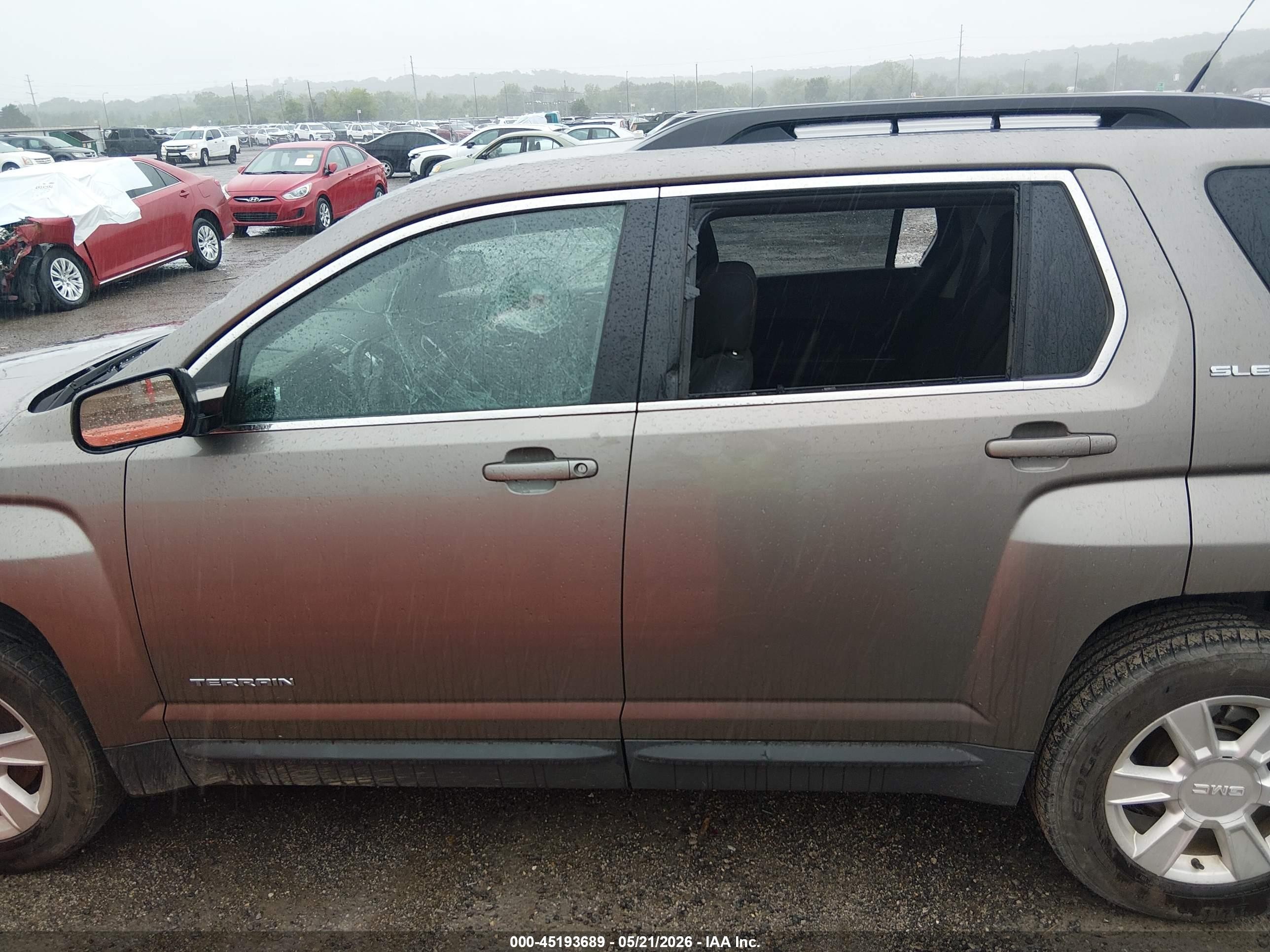 2011 Gmc Terrain Sle-2 Gray vin: 2CTALSEC2B6469695