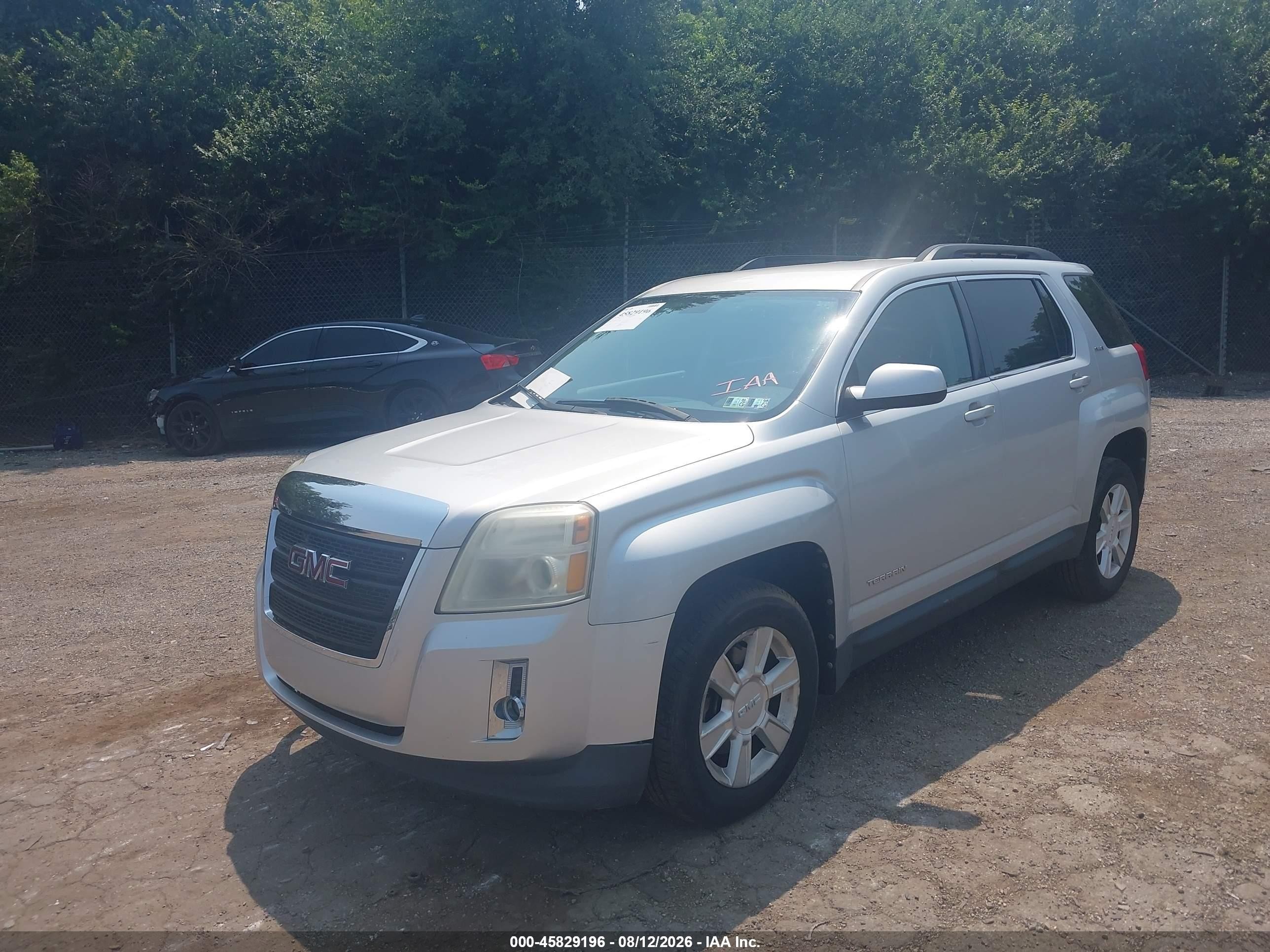 2011 Gmc Terrain Sle-2 Silver vin: 2CTALSEC3B6351655