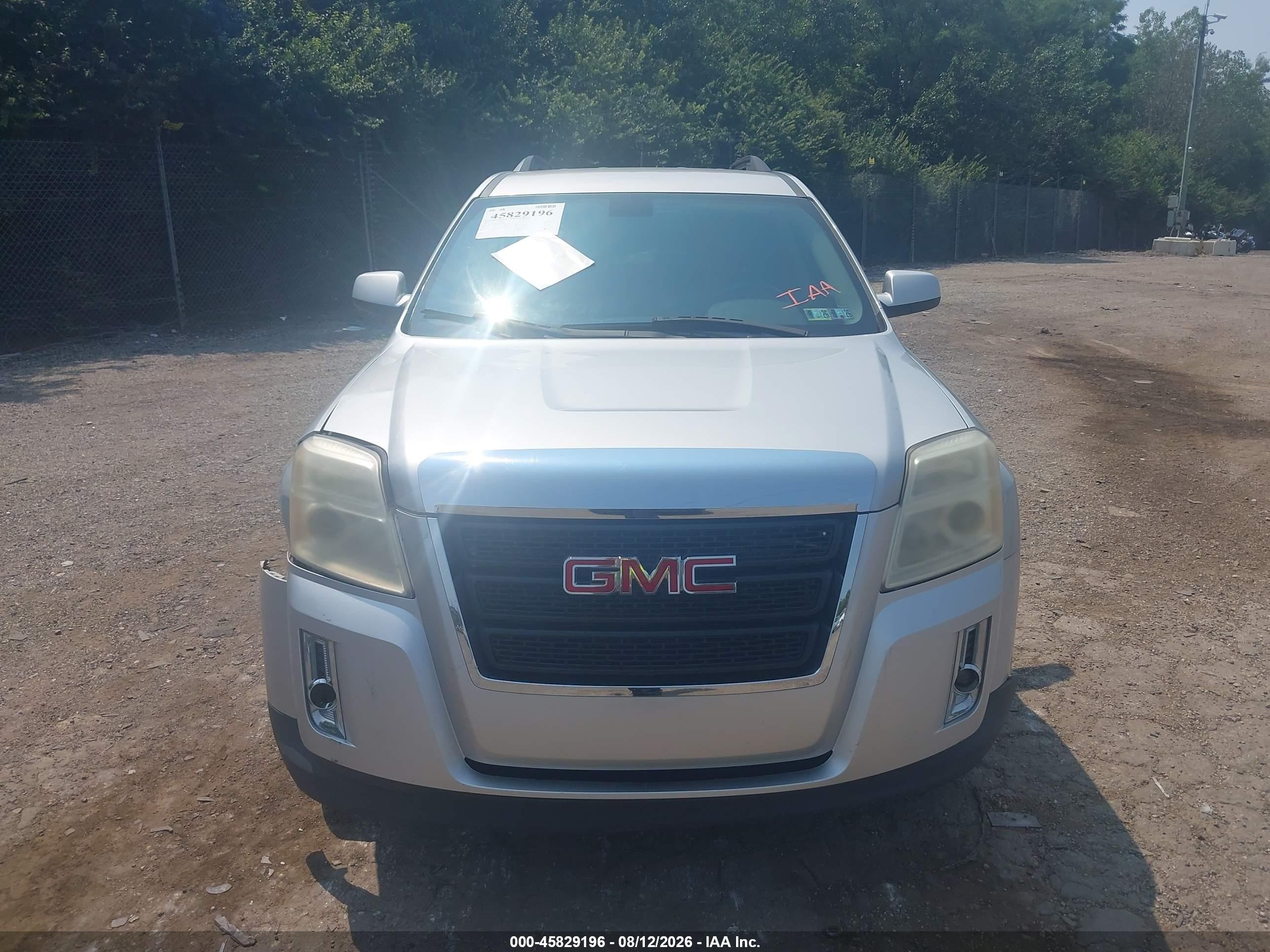 2011 Gmc Terrain Sle-2 Silver vin: 2CTALSEC3B6351655
