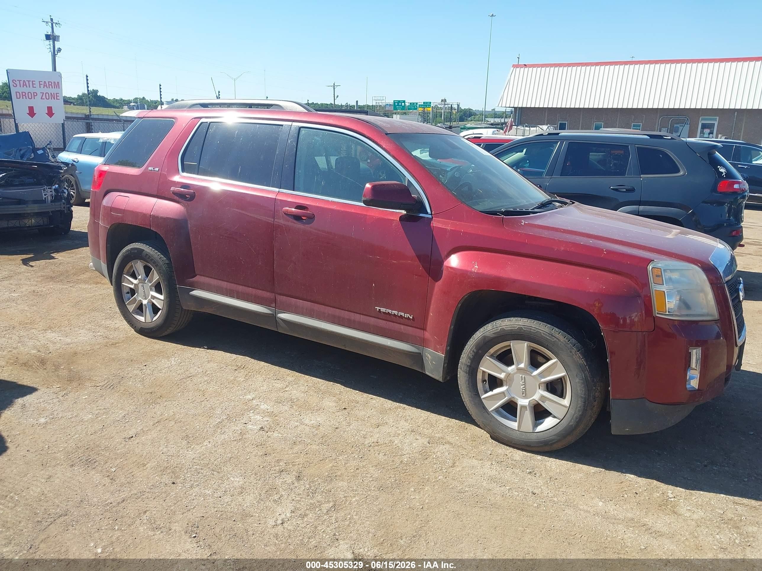 2011 Gmc Terrain Sle-2 Red vin: 2CTALSEC5B6231968