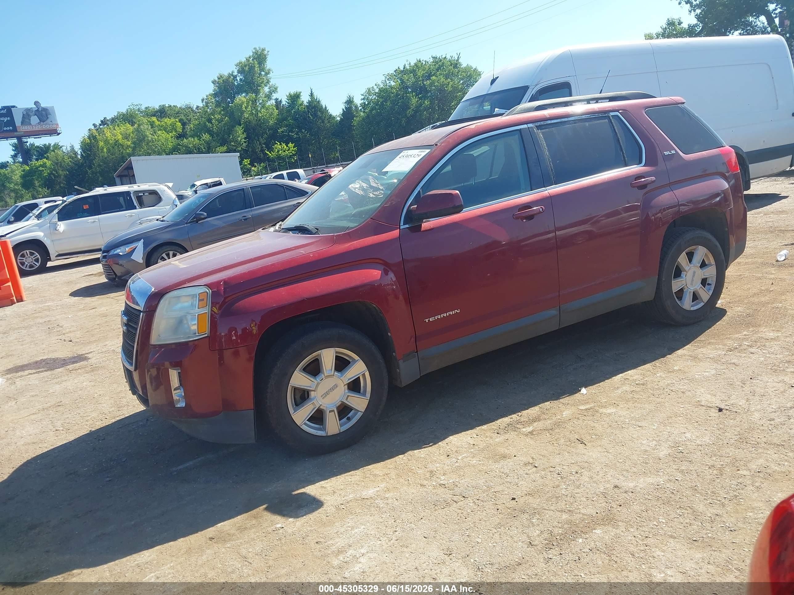 2011 Gmc Terrain Sle-2 Red vin: 2CTALSEC5B6231968