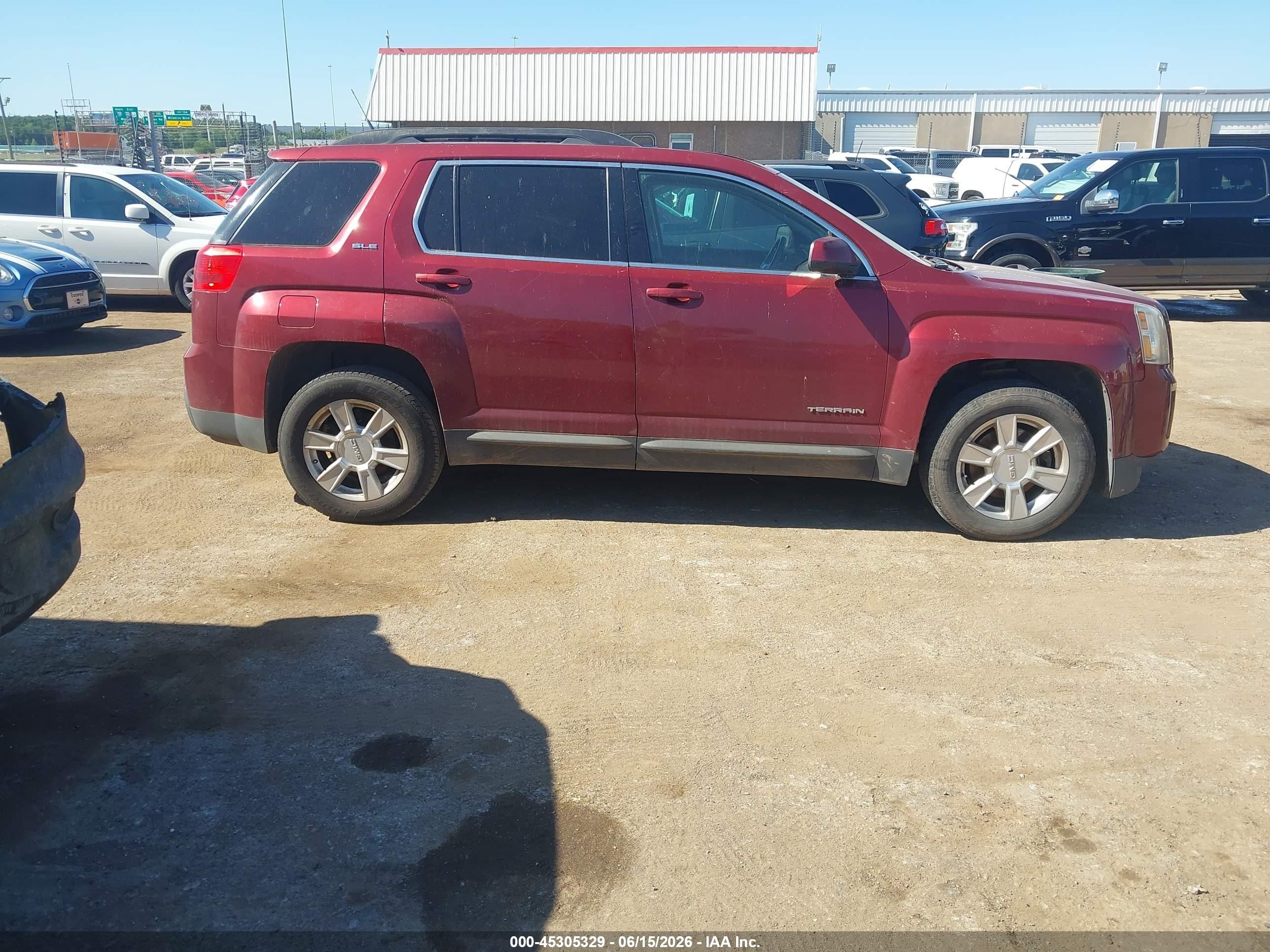 2011 Gmc Terrain Sle-2 Red vin: 2CTALSEC5B6231968