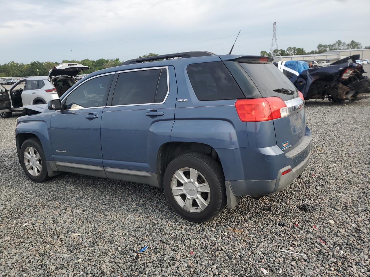 2011 Gmc Terrain Sle Blue vin: 2CTALSEC5B6354430