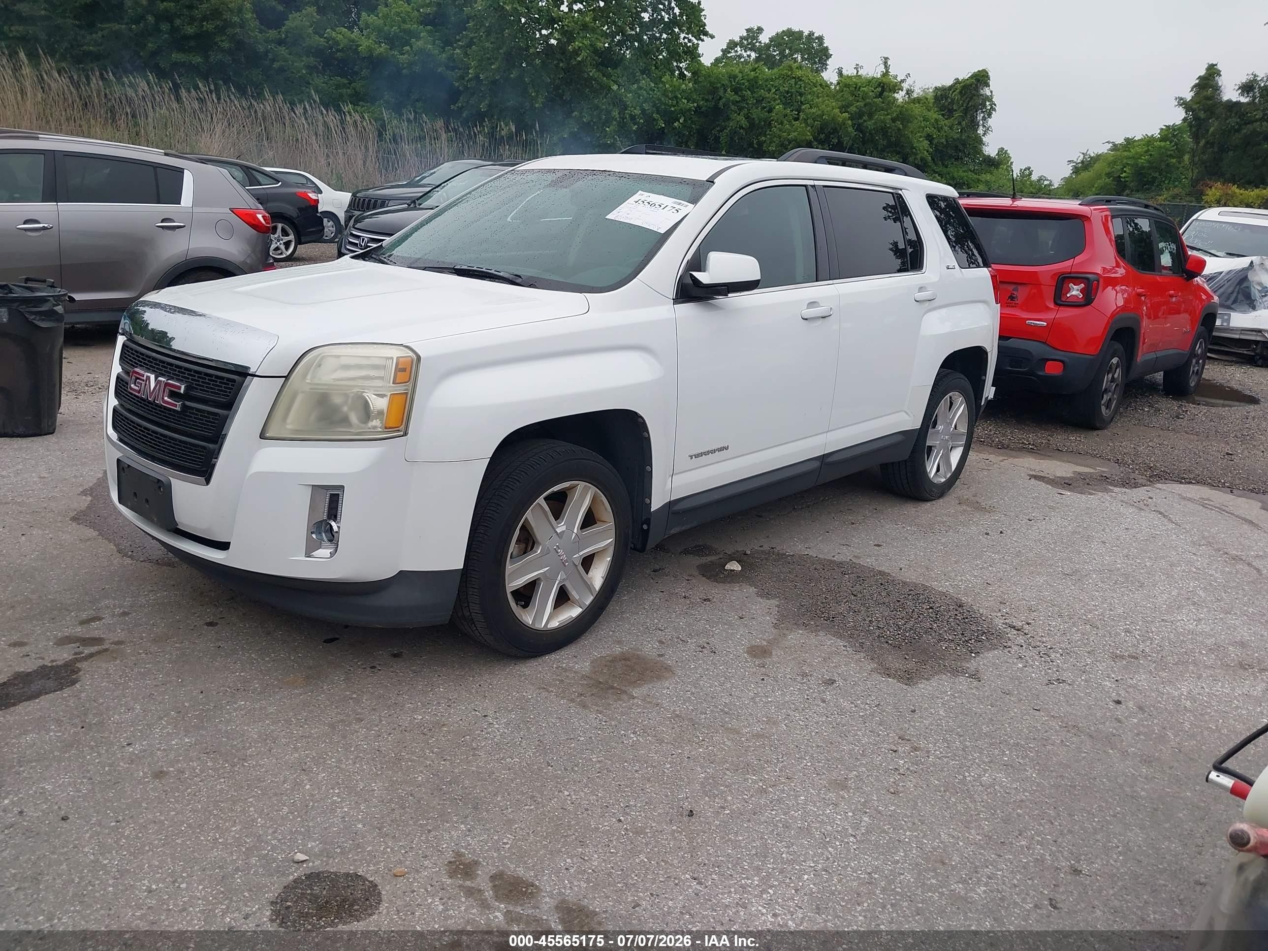 2011 Gmc Terrain Sle-2 White vin: 2CTALSEC5B6381773