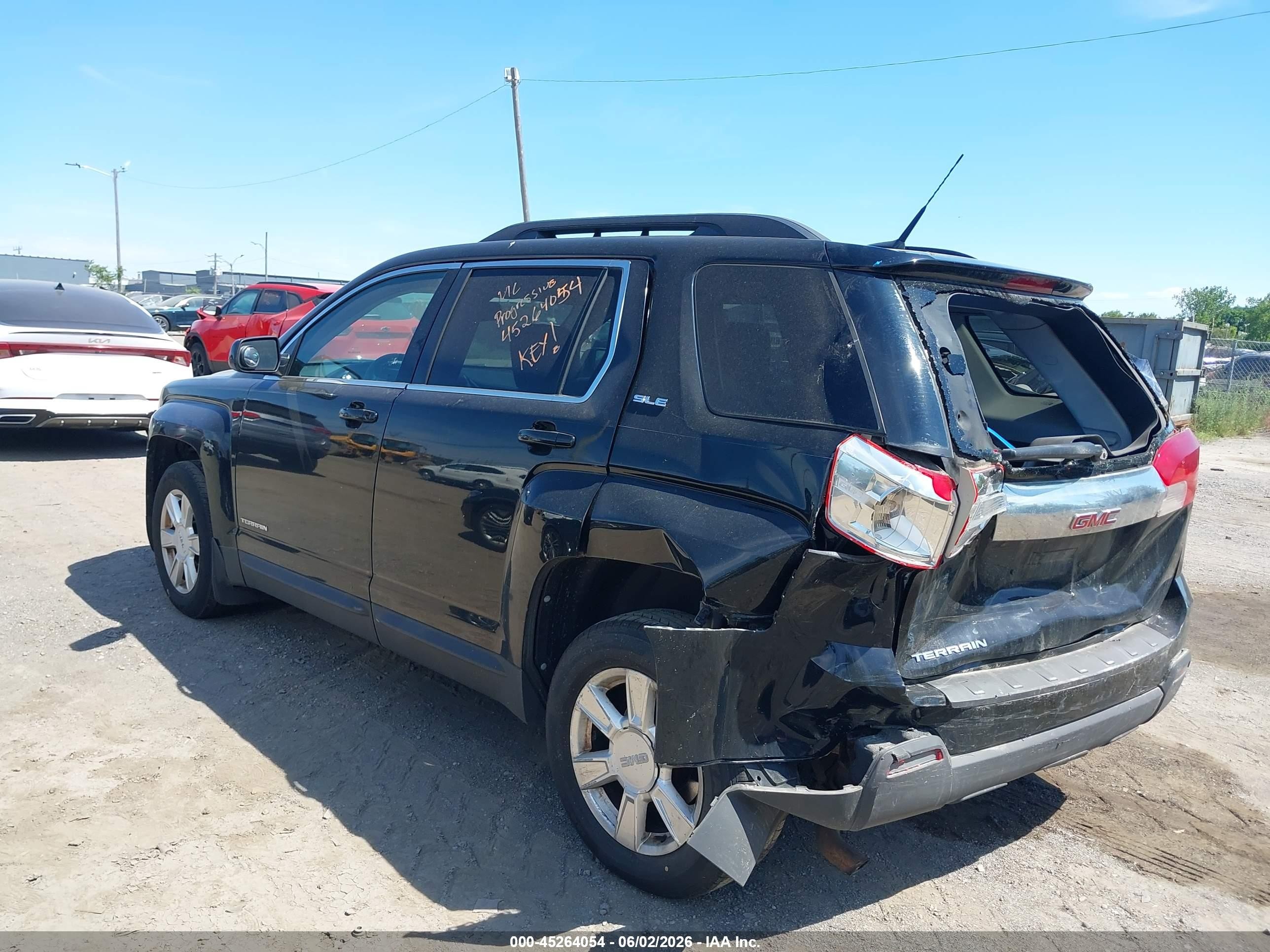 2011 Gmc Terrain Sle-2 Black vin: 2CTALSEC5B6384074