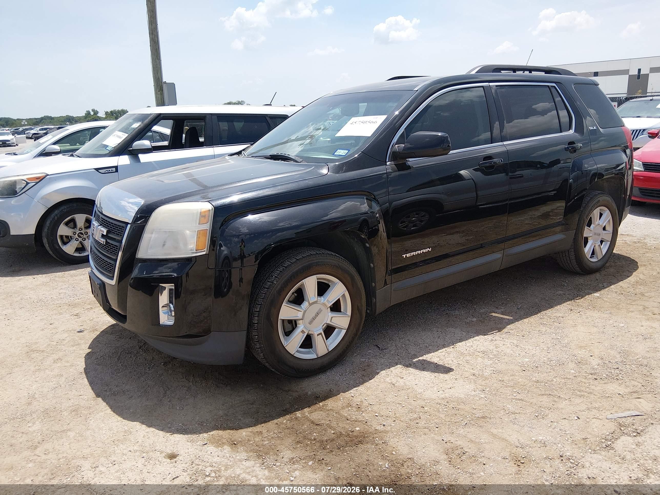 2011 Gmc Terrain Sle-2 Black vin: 2CTALSEC6B6369017