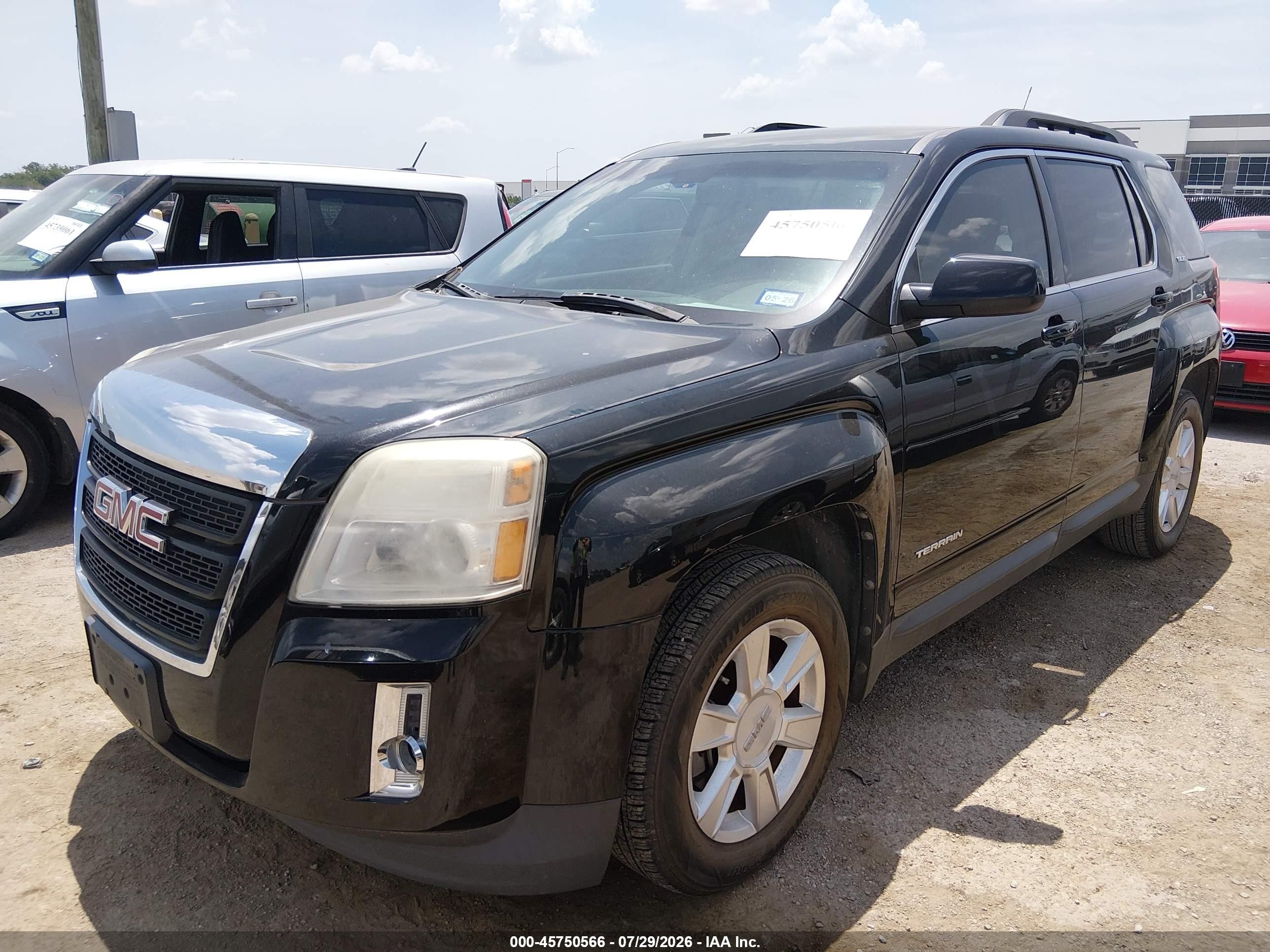 2011 Gmc Terrain Sle-2 Black vin: 2CTALSEC6B6369017