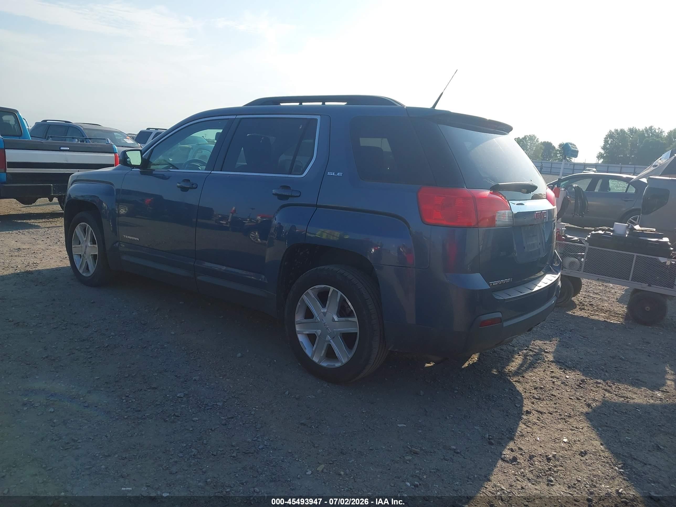 2011 Gmc Terrain Sle-2 Blue vin: 2CTALSEC7B6438085