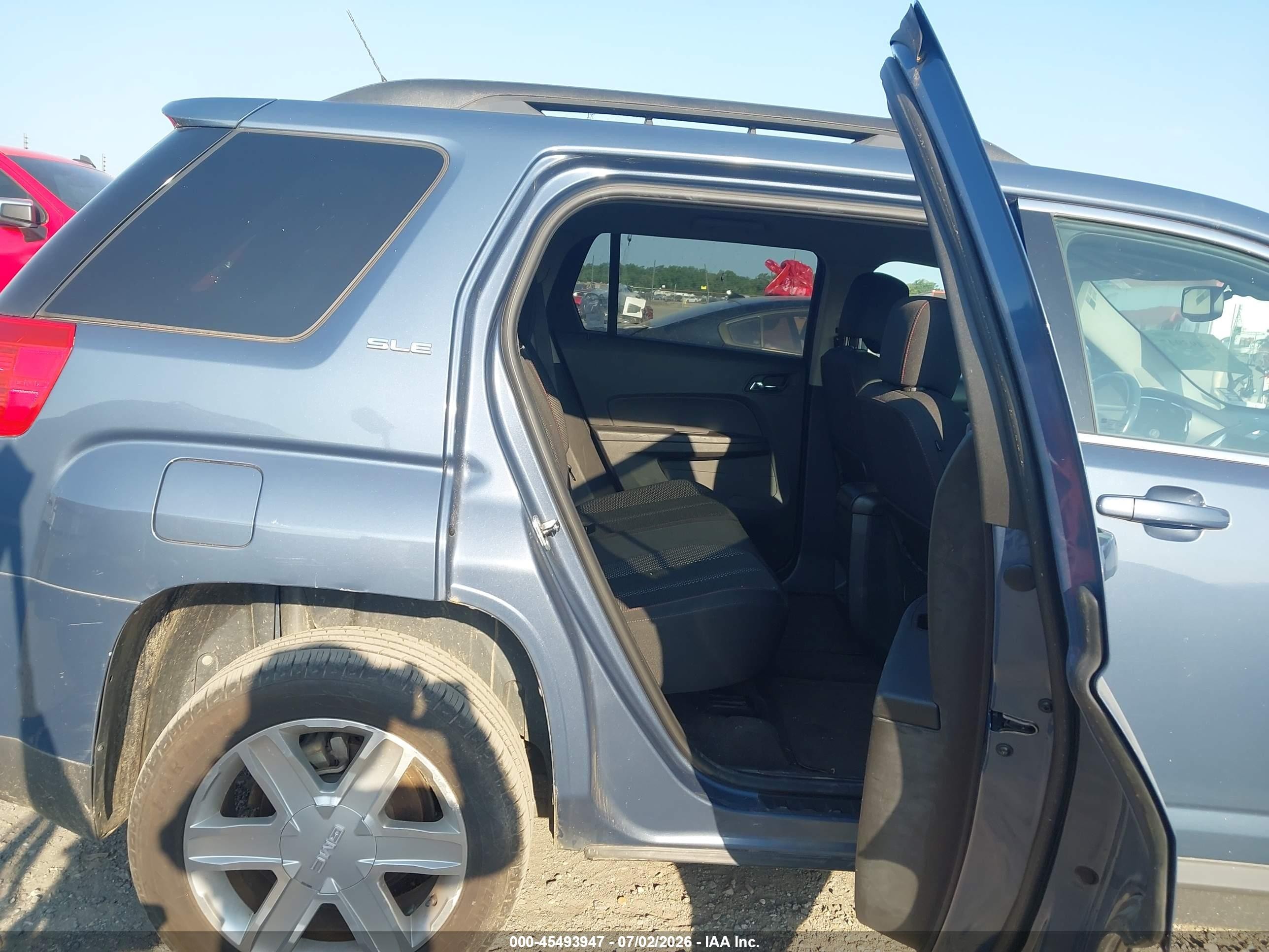 2011 Gmc Terrain Sle-2 Blue vin: 2CTALSEC7B6438085