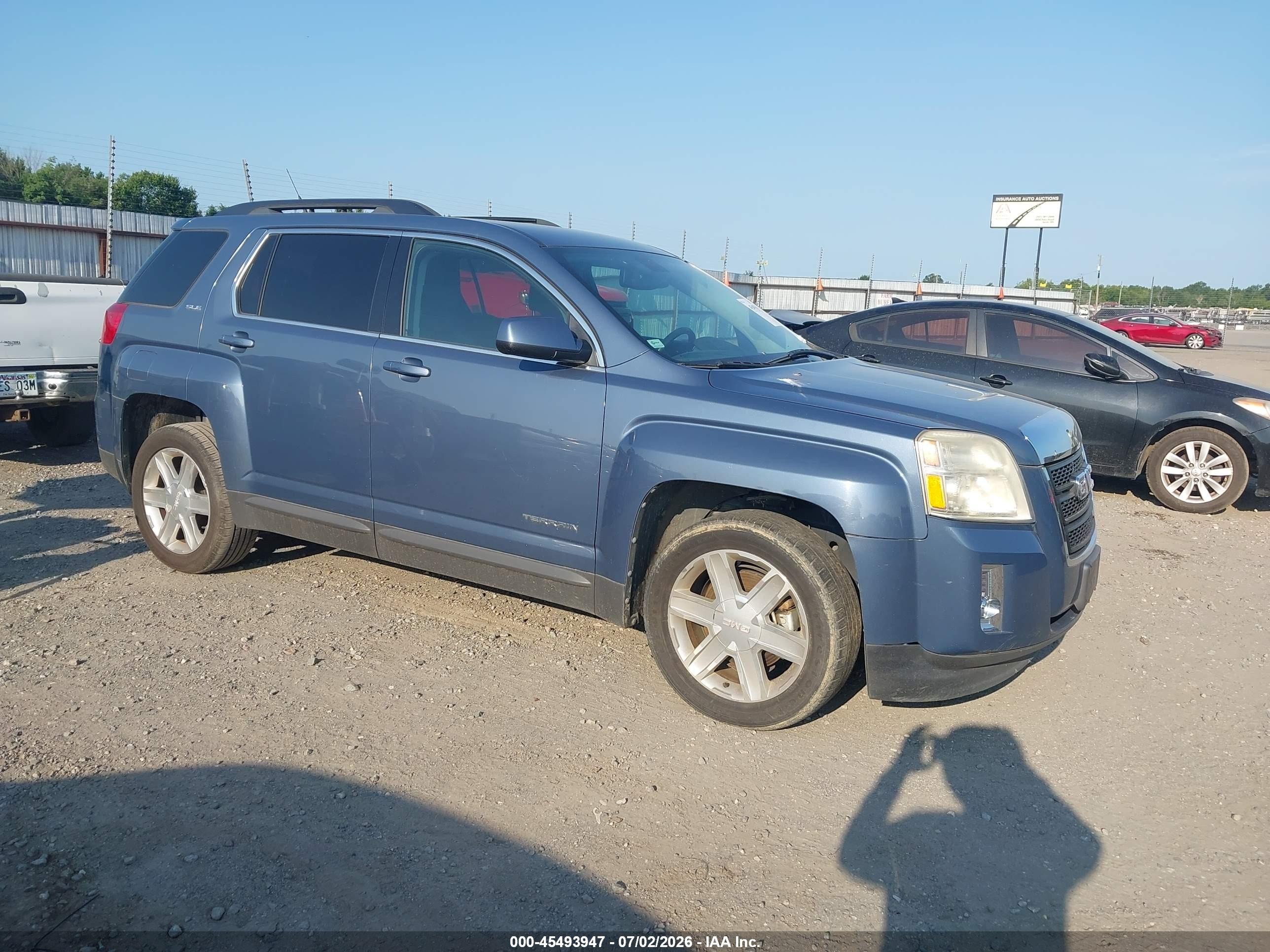 2011 Gmc Terrain Sle-2 Blue vin: 2CTALSEC7B6438085