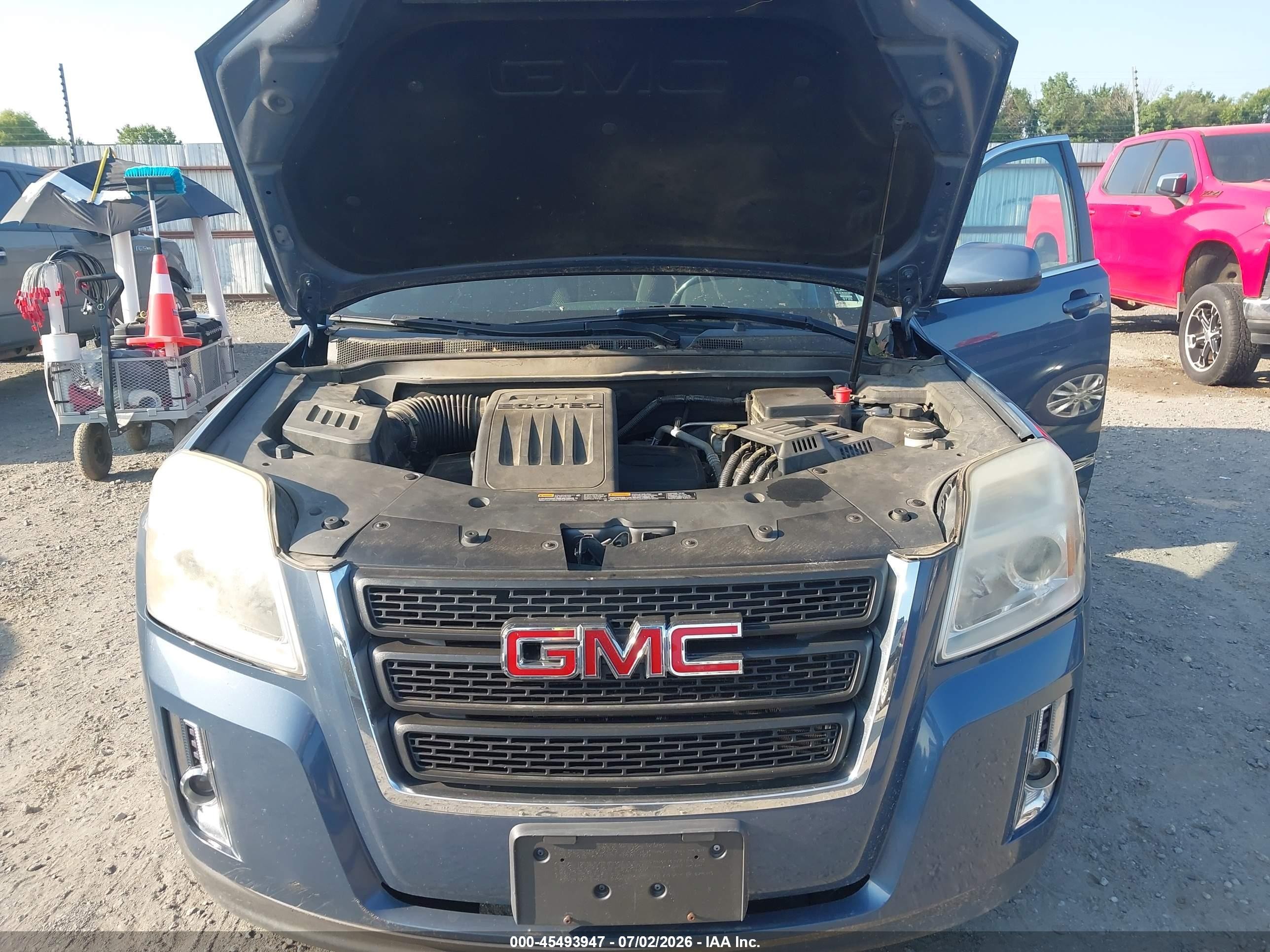 2011 Gmc Terrain Sle-2 Blue vin: 2CTALSEC7B6438085