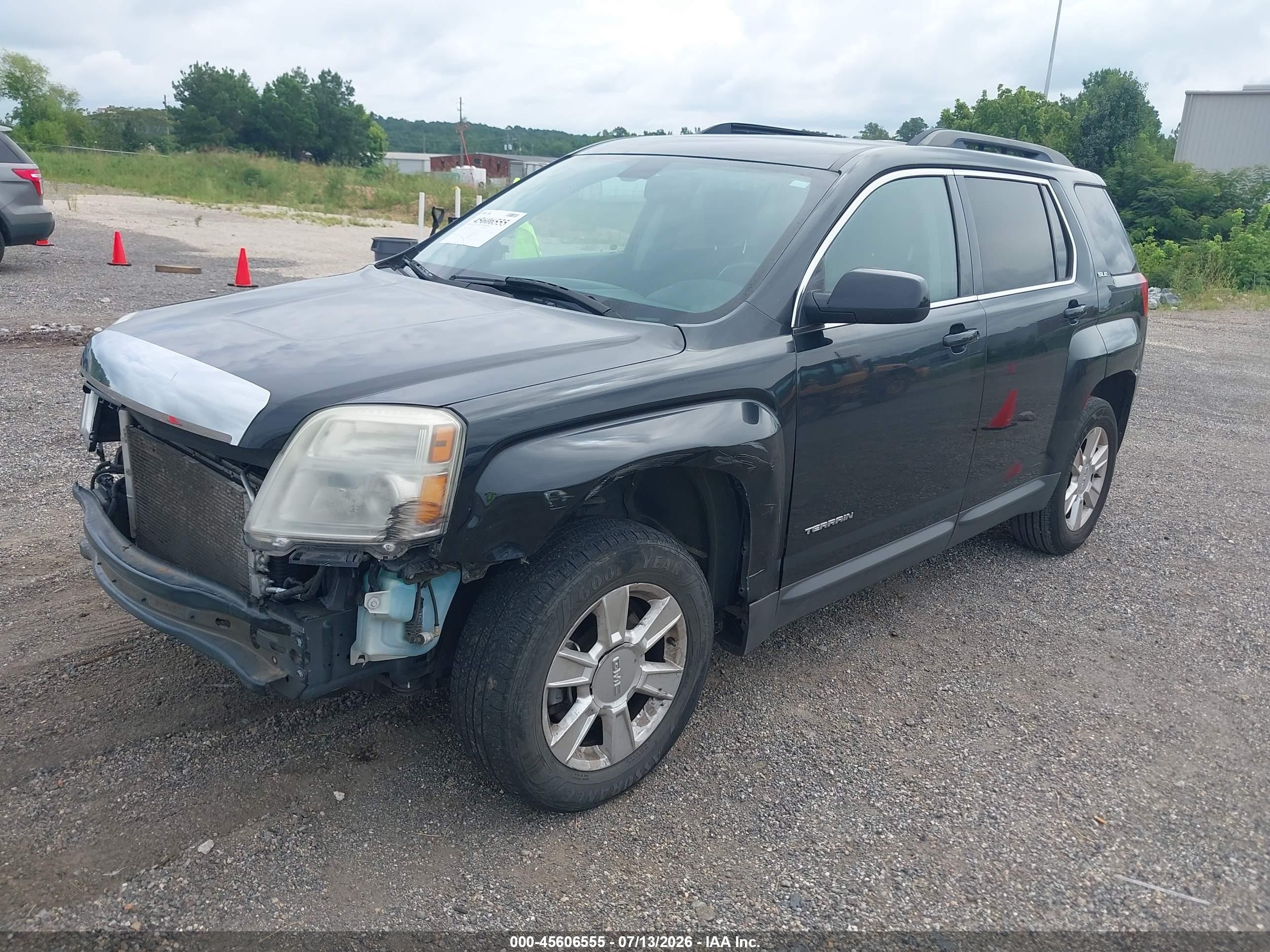 2011 Gmc Terrain Sle-2 Черный vin: 2CTALSEC7B6460667
