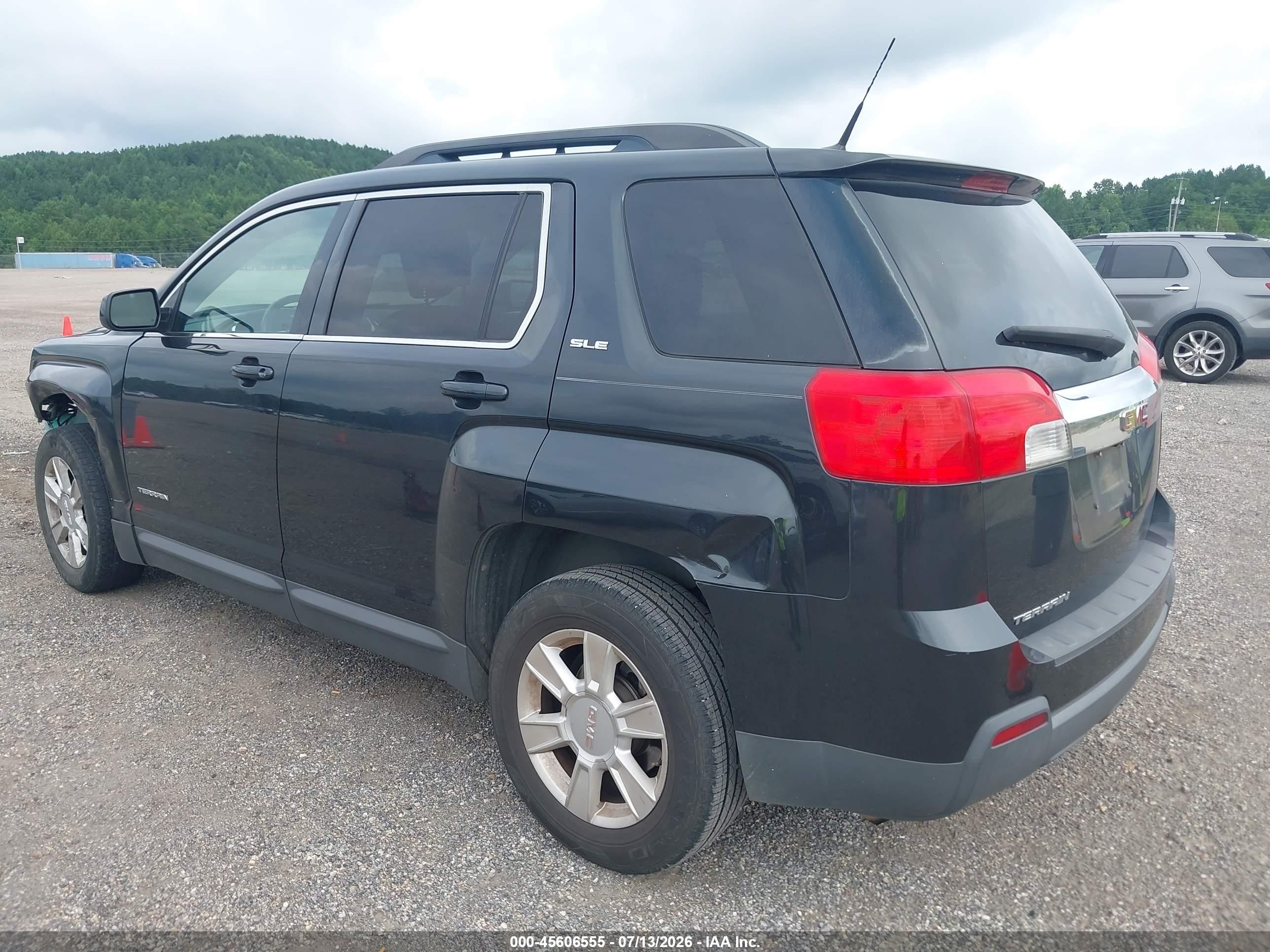 2011 Gmc Terrain Sle-2 Черный vin: 2CTALSEC7B6460667