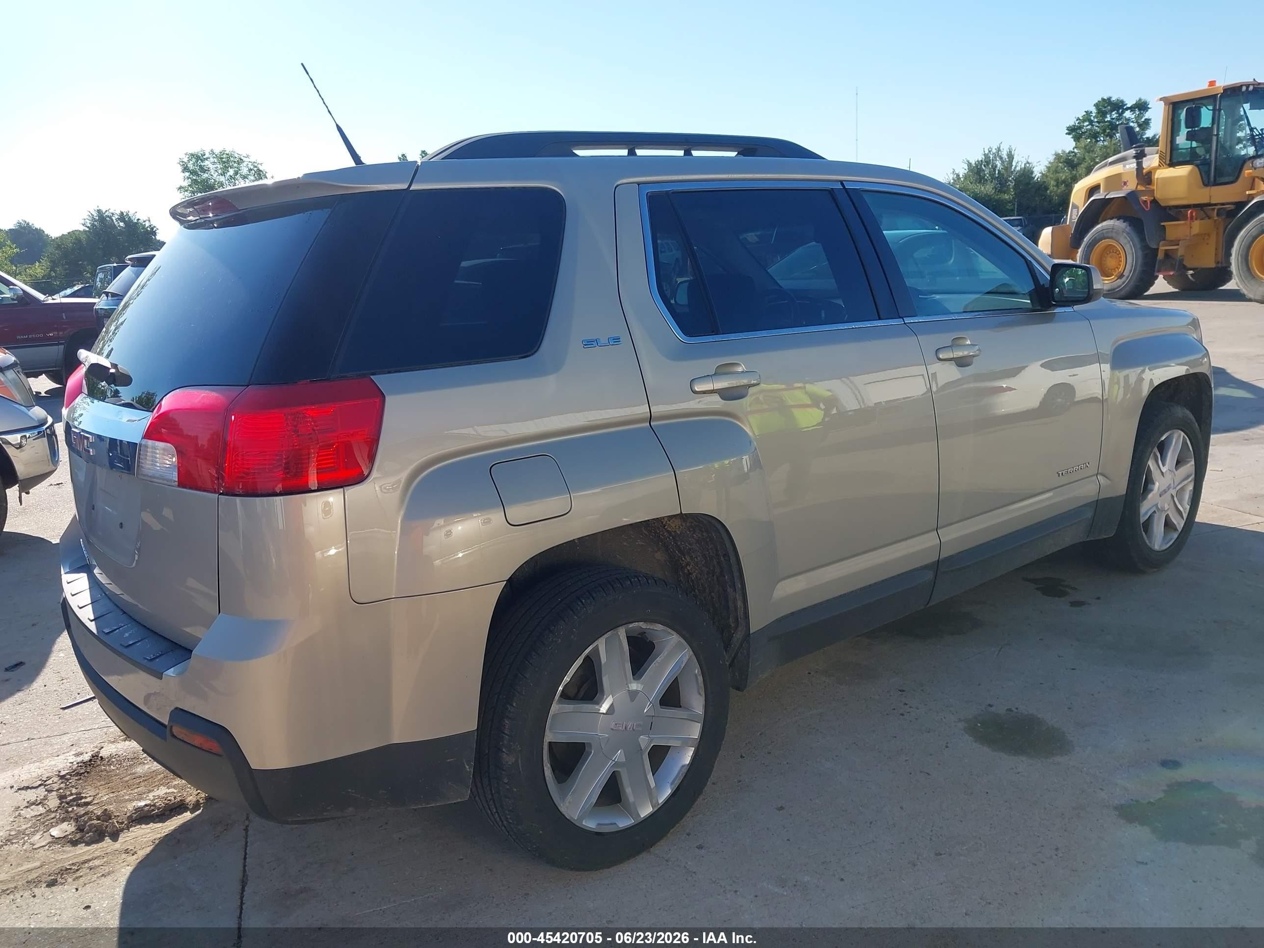 2011 Gmc Terrain Sle-2 Beige vin: 2CTALSEC7B6474679