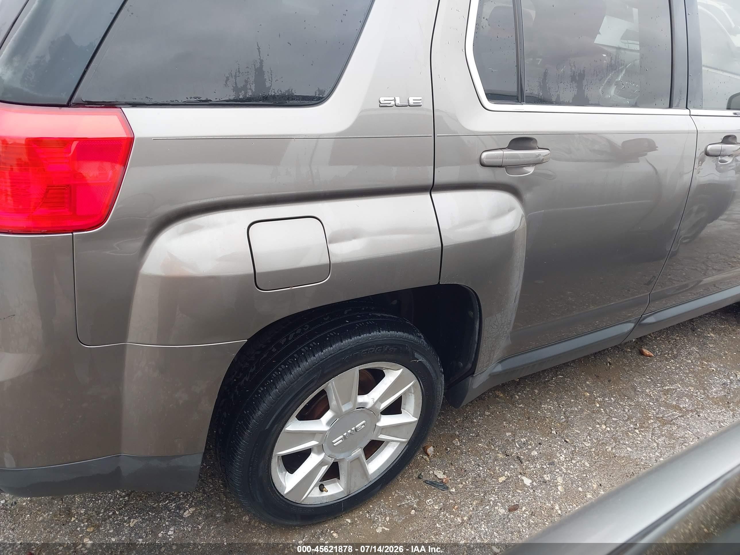 2011 Gmc Terrain Sle-2 Бежевый vin: 2CTALSEC8B6354082