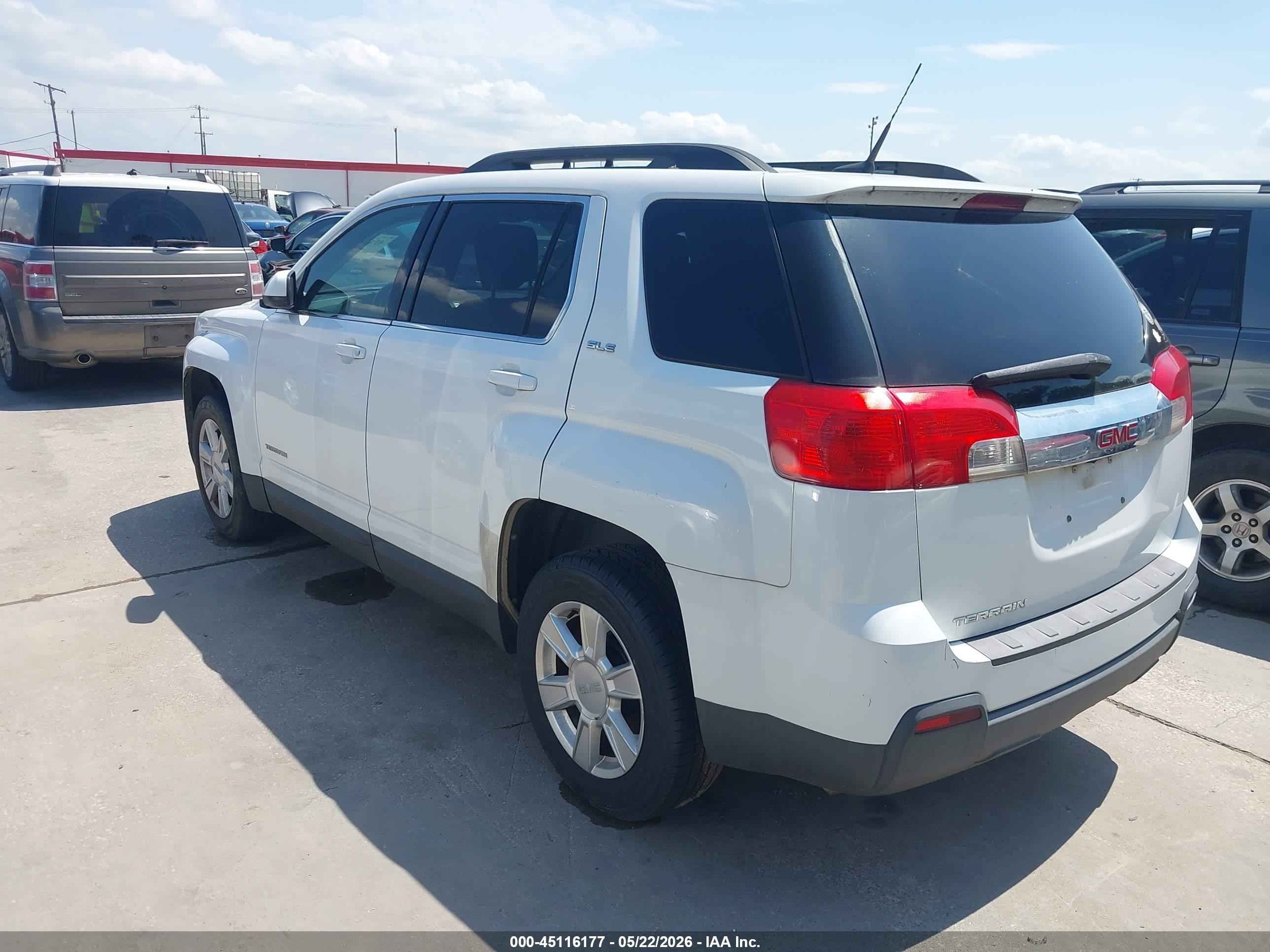 2011 Gmc Terrain Sle-2 Белый vin: 2CTALSEC8B6431131