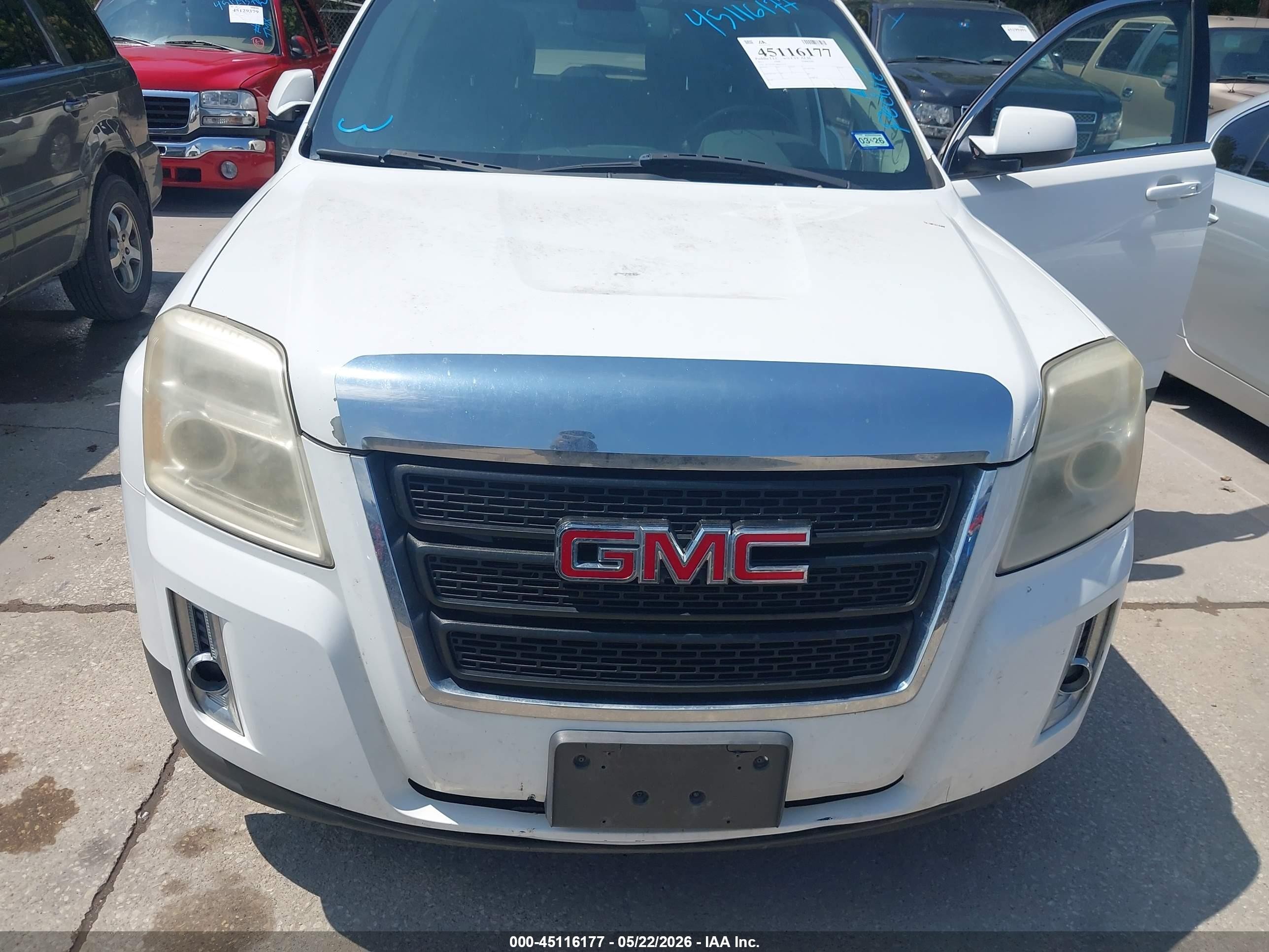 2011 Gmc Terrain Sle-2 Белый vin: 2CTALSEC8B6431131