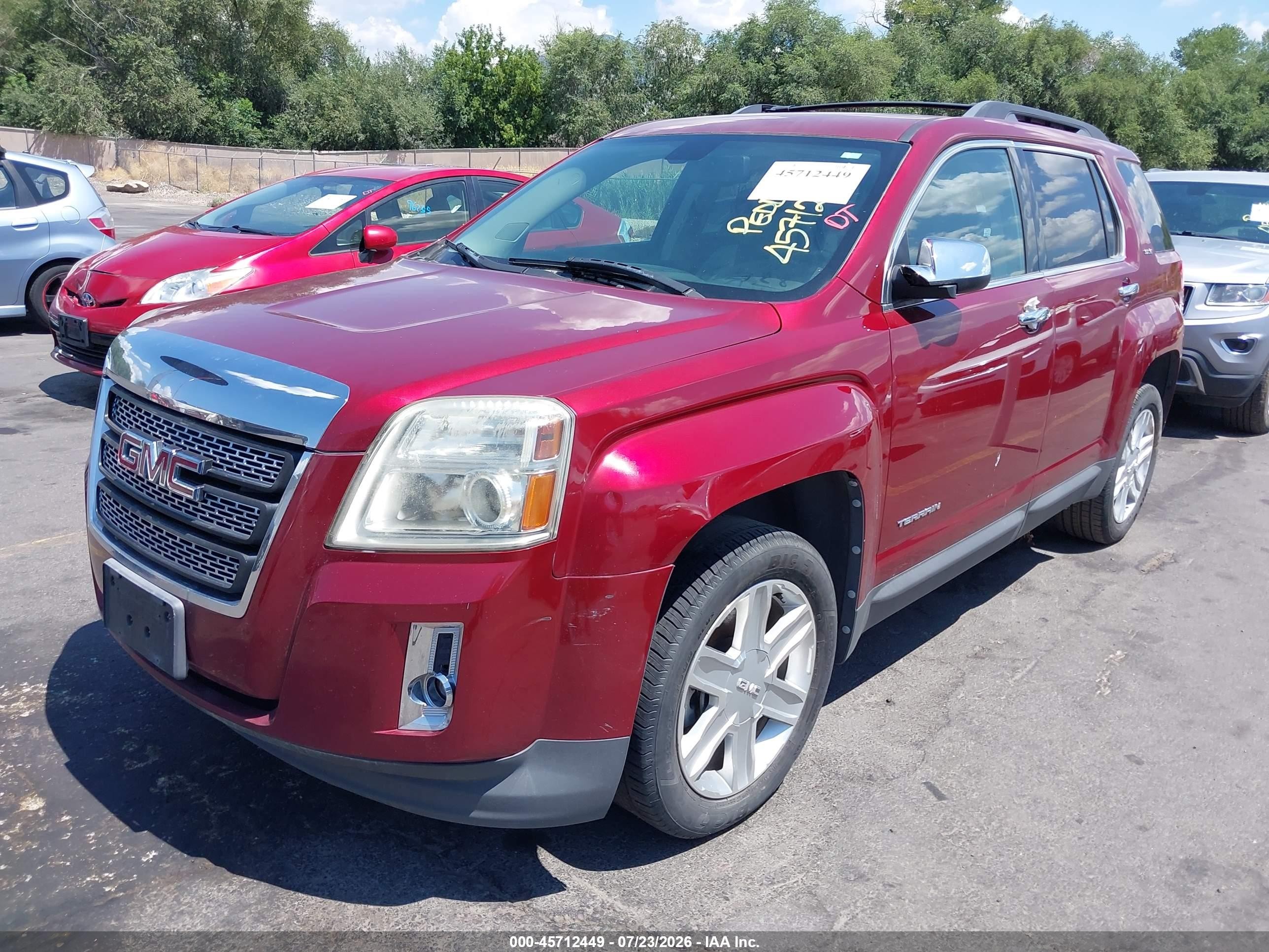 2011 Gmc Terrain Sle-2 Red vin: 2CTALSEC9B6288545