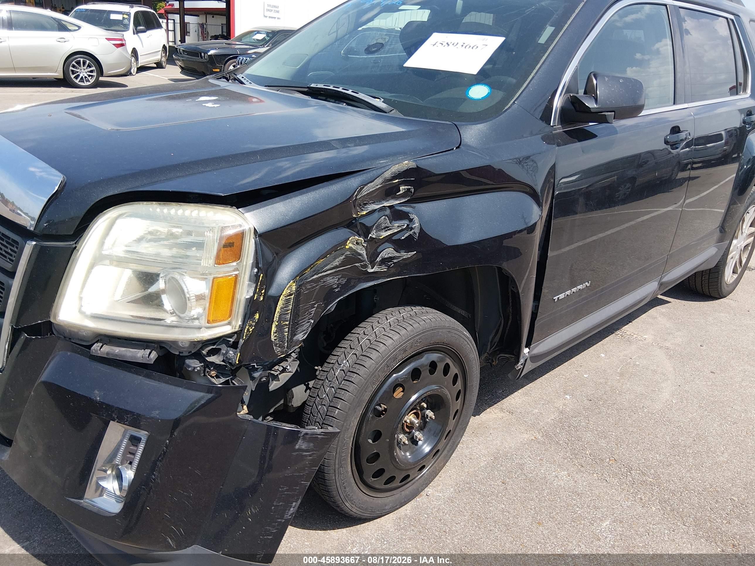 2011 Gmc Terrain Sle-2 Black vin: 2CTALSEC9B6423541