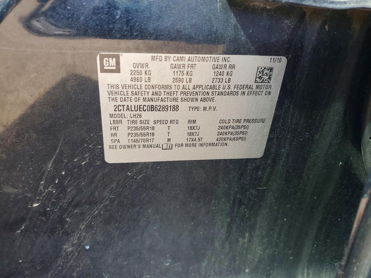 2011 Gmc Terrain Slt Black vin: 2CTALUEC0B6289188
