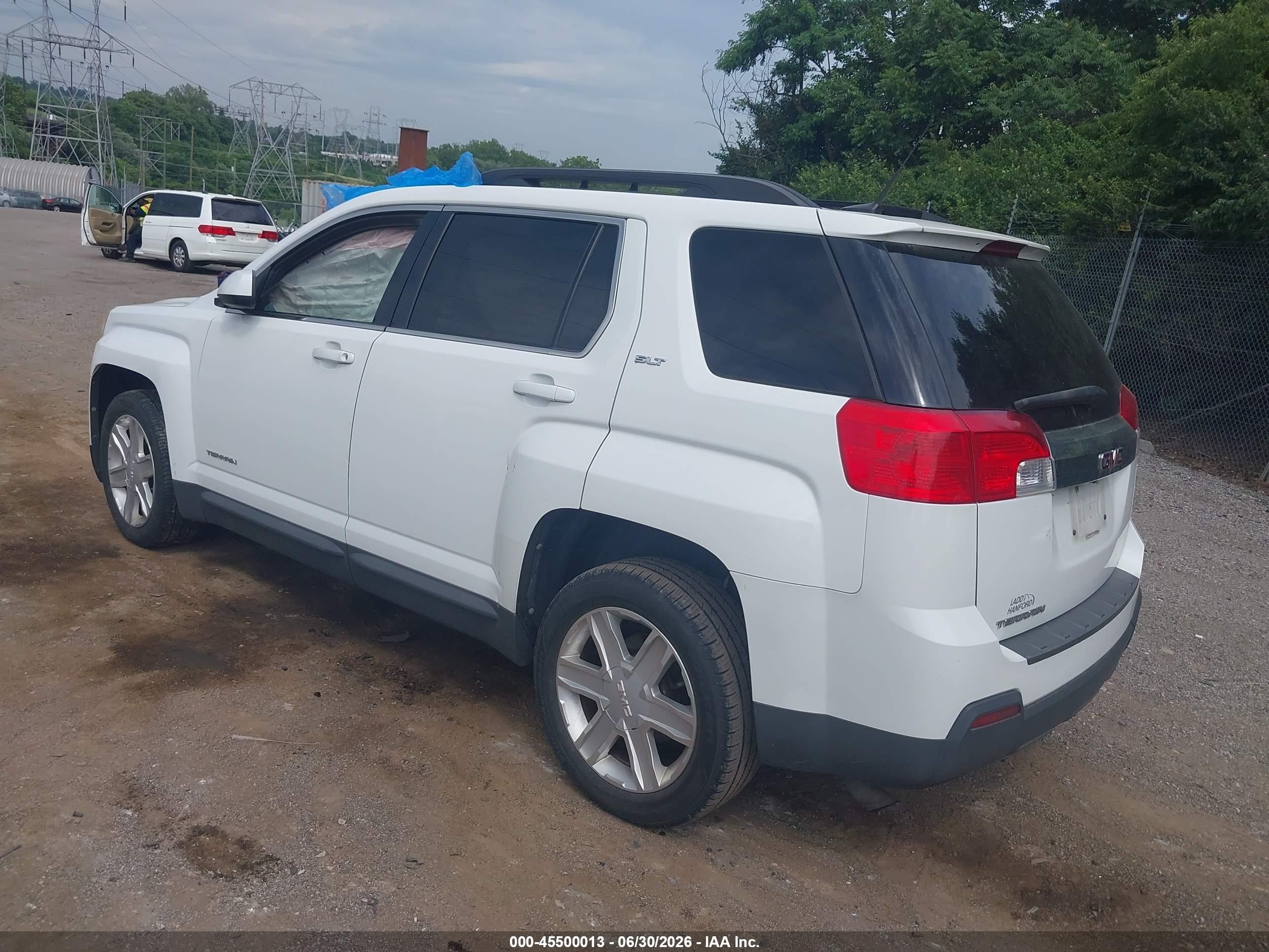 2011 Gmc Terrain Slt-1 White vin: 2CTALUEC0B6304224