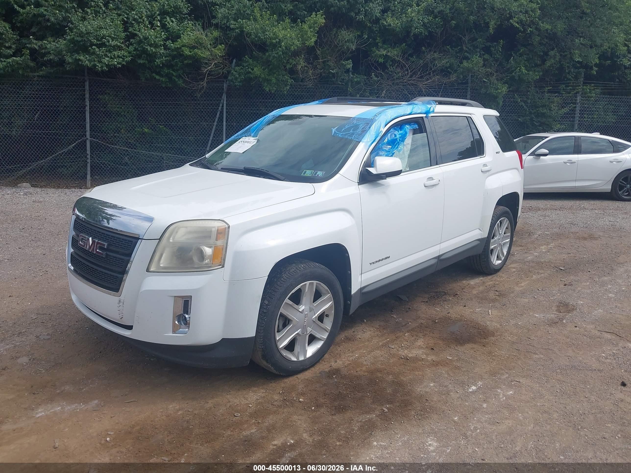2011 Gmc Terrain Slt-1 White vin: 2CTALUEC0B6304224