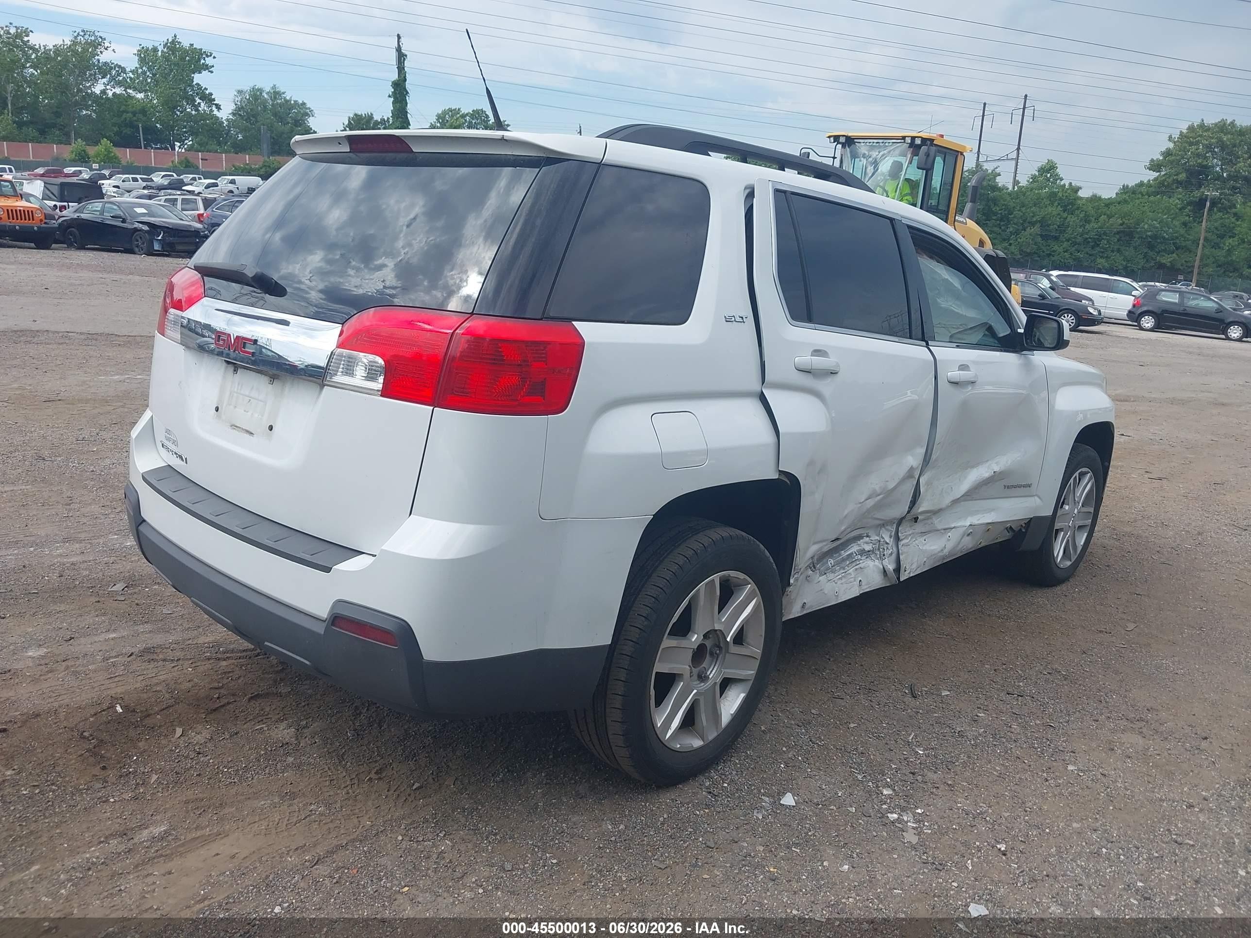 2011 Gmc Terrain Slt-1 White vin: 2CTALUEC0B6304224