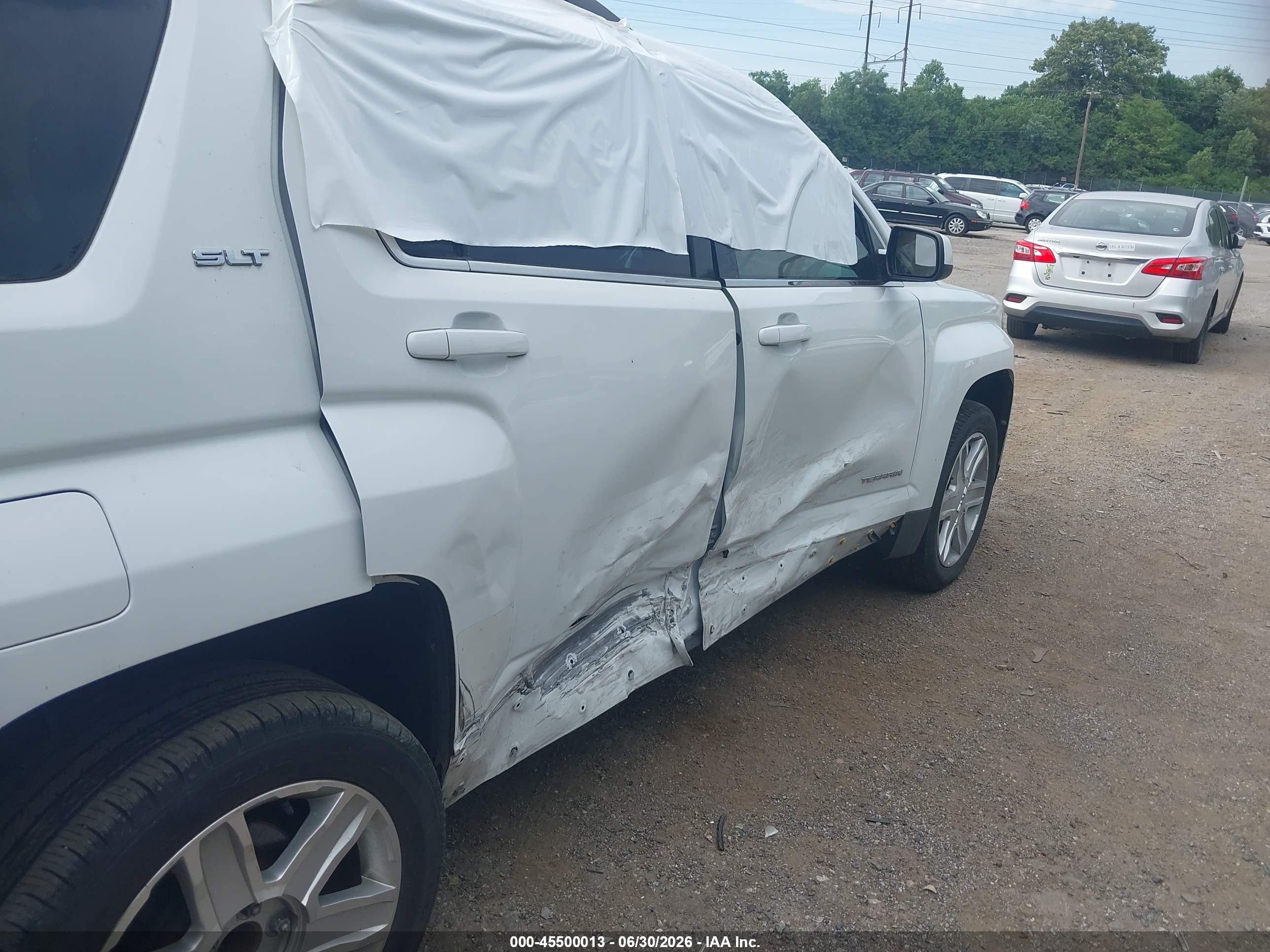 2011 Gmc Terrain Slt-1 White vin: 2CTALUEC0B6304224