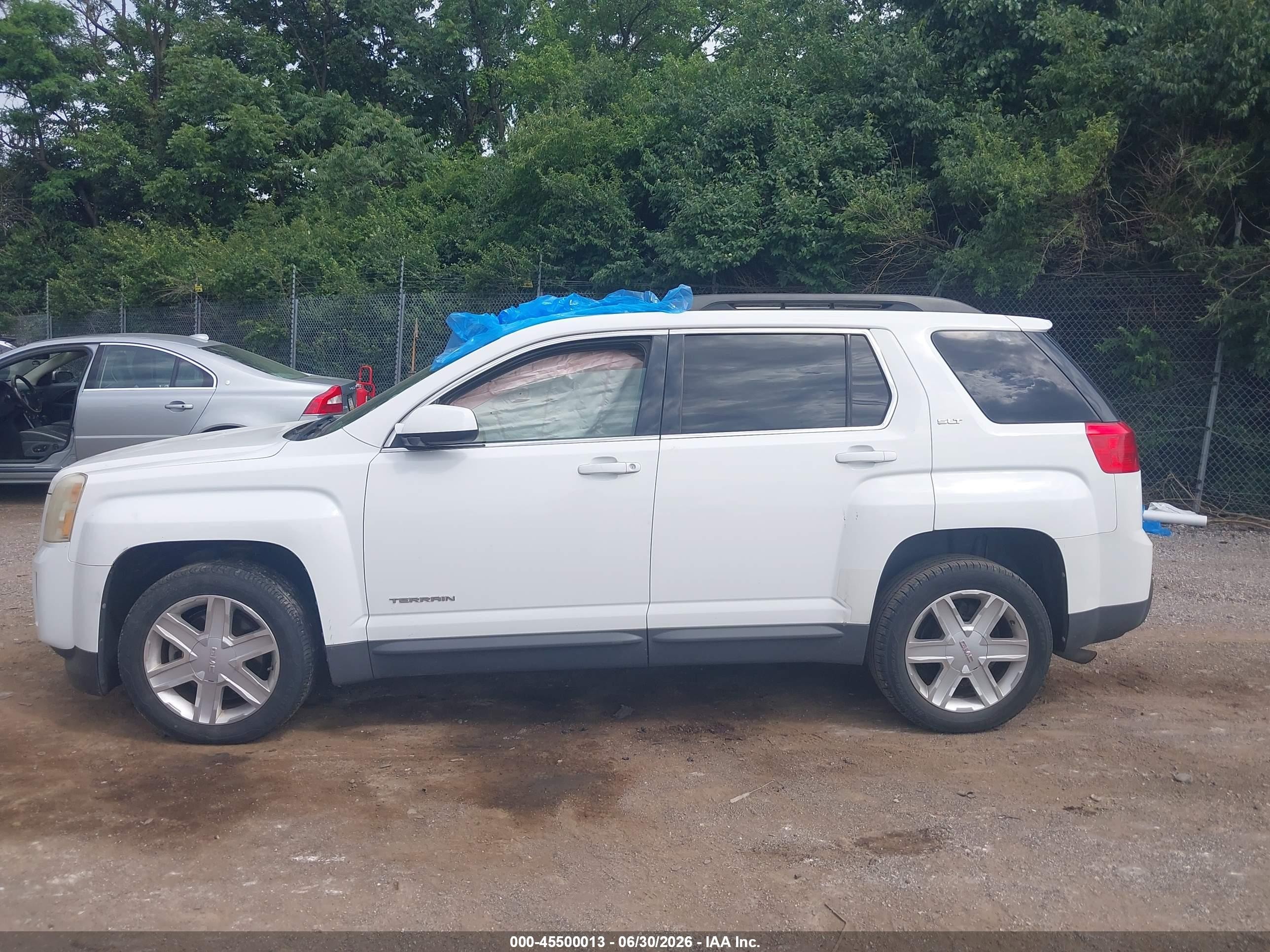 2011 Gmc Terrain Slt-1 White vin: 2CTALUEC0B6304224
