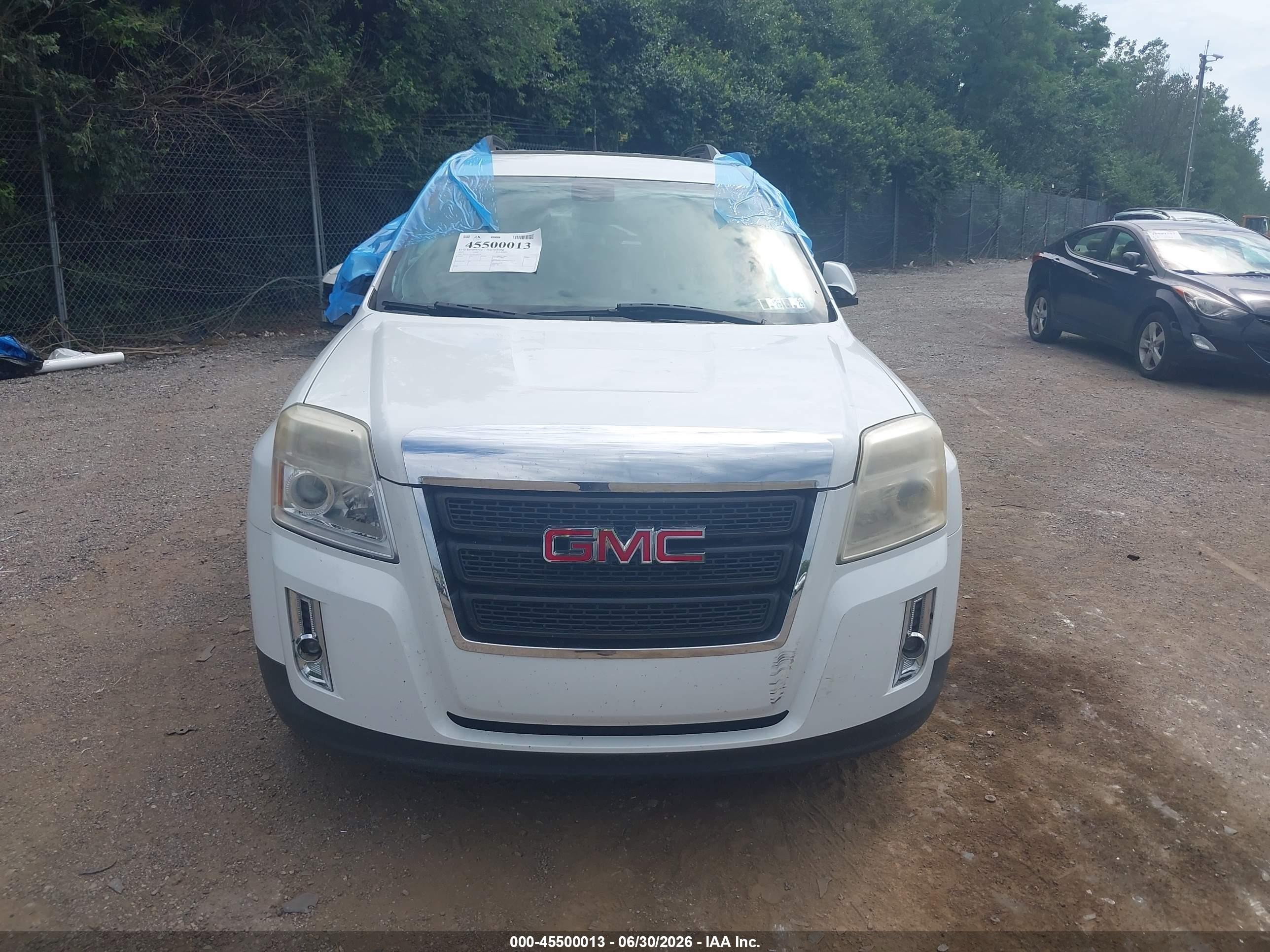 2011 Gmc Terrain Slt-1 White vin: 2CTALUEC0B6304224