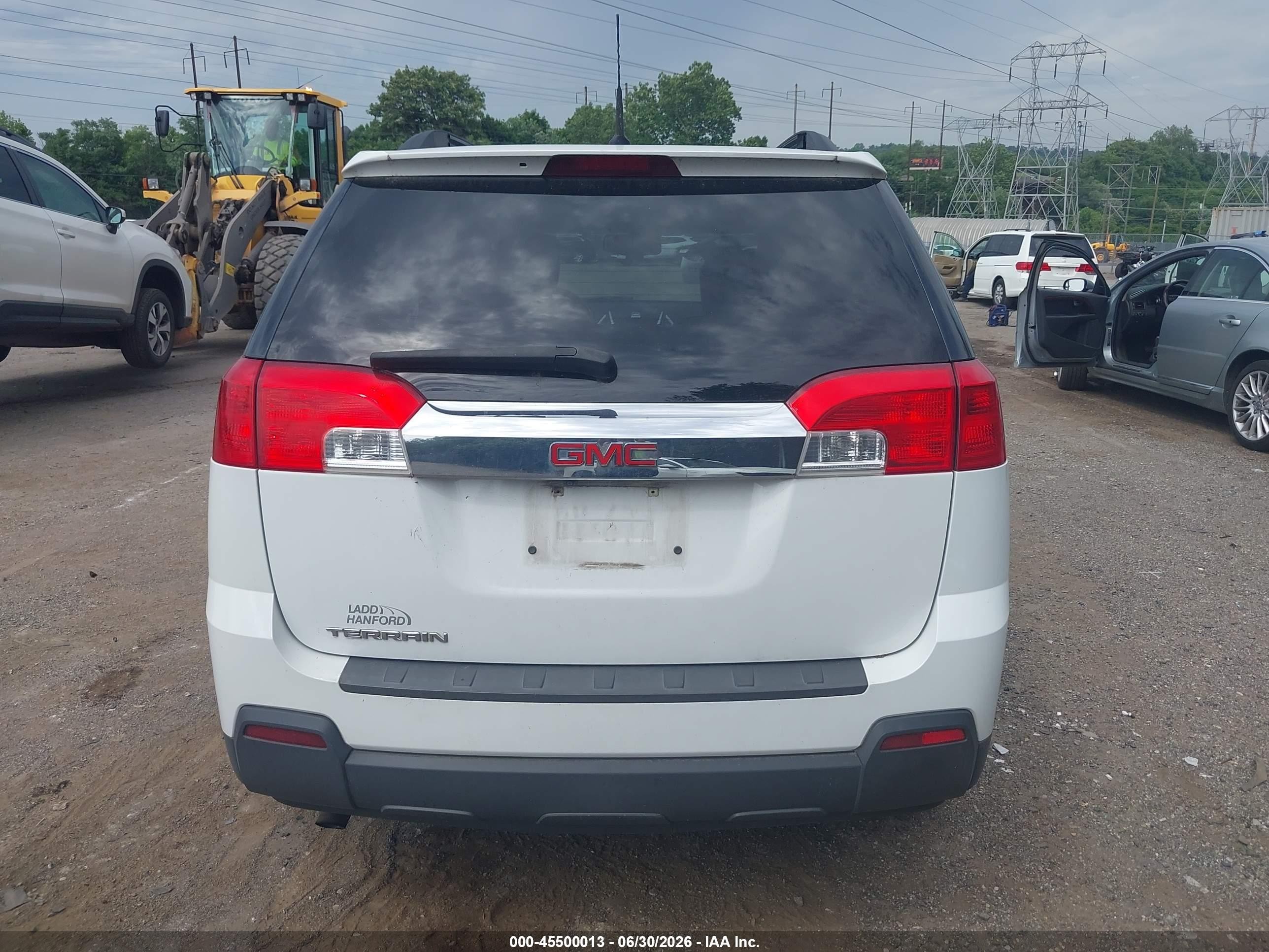 2011 Gmc Terrain Slt-1 White vin: 2CTALUEC0B6304224