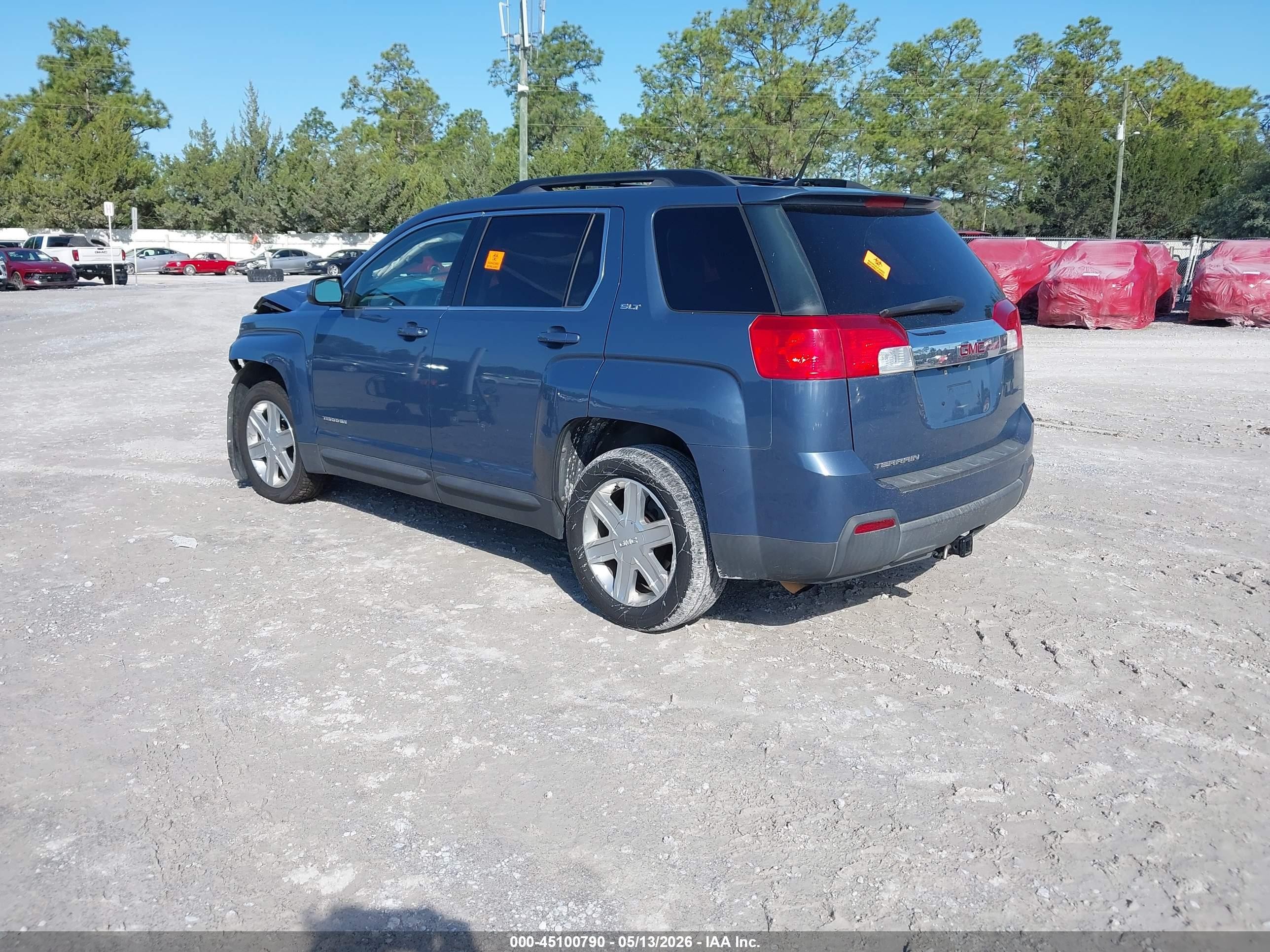 2011 Gmc Terrain Slt-1 Light Blue vin: 2CTALUEC1B6211874