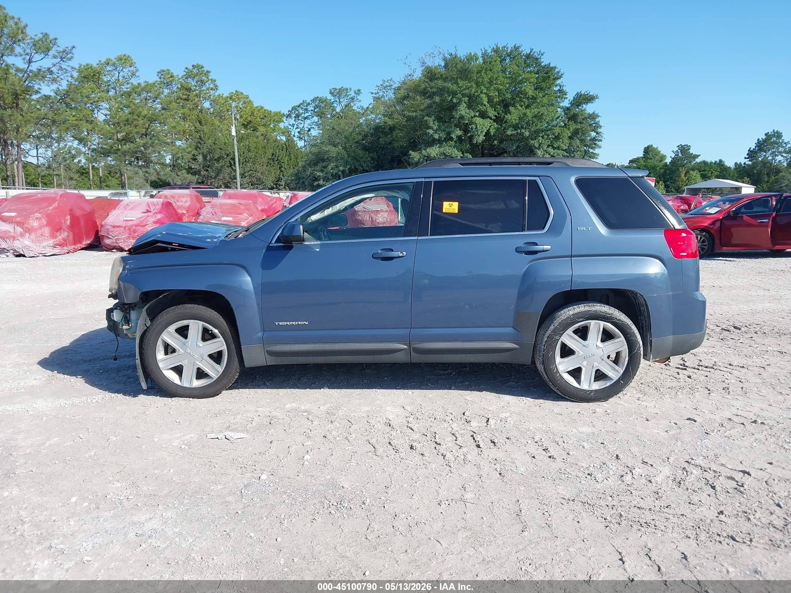 2011 Gmc Terrain Slt-1 Light Blue vin: 2CTALUEC1B6211874