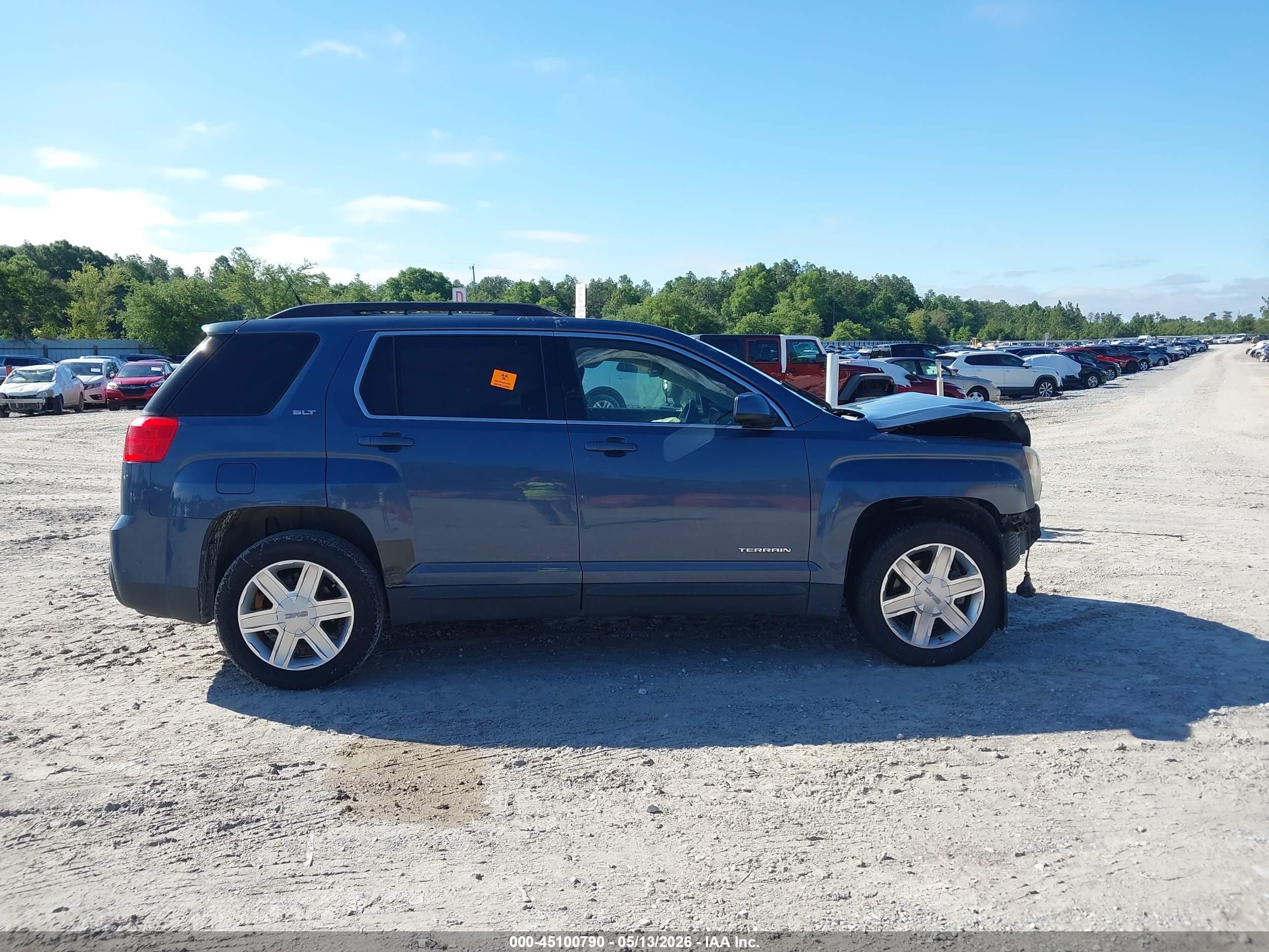 2011 Gmc Terrain Slt-1 Light Blue vin: 2CTALUEC1B6211874