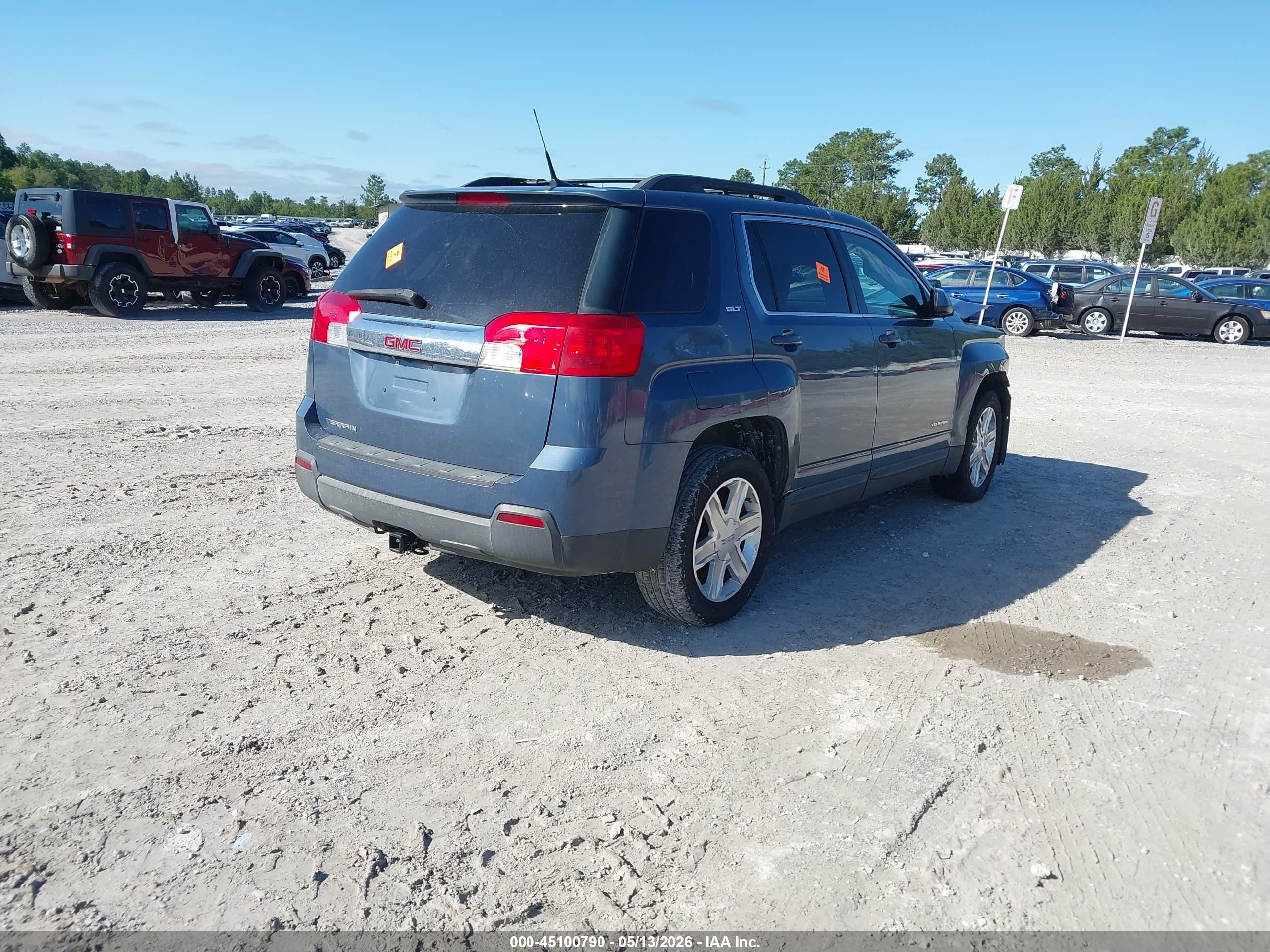 2011 Gmc Terrain Slt-1 Light Blue vin: 2CTALUEC1B6211874