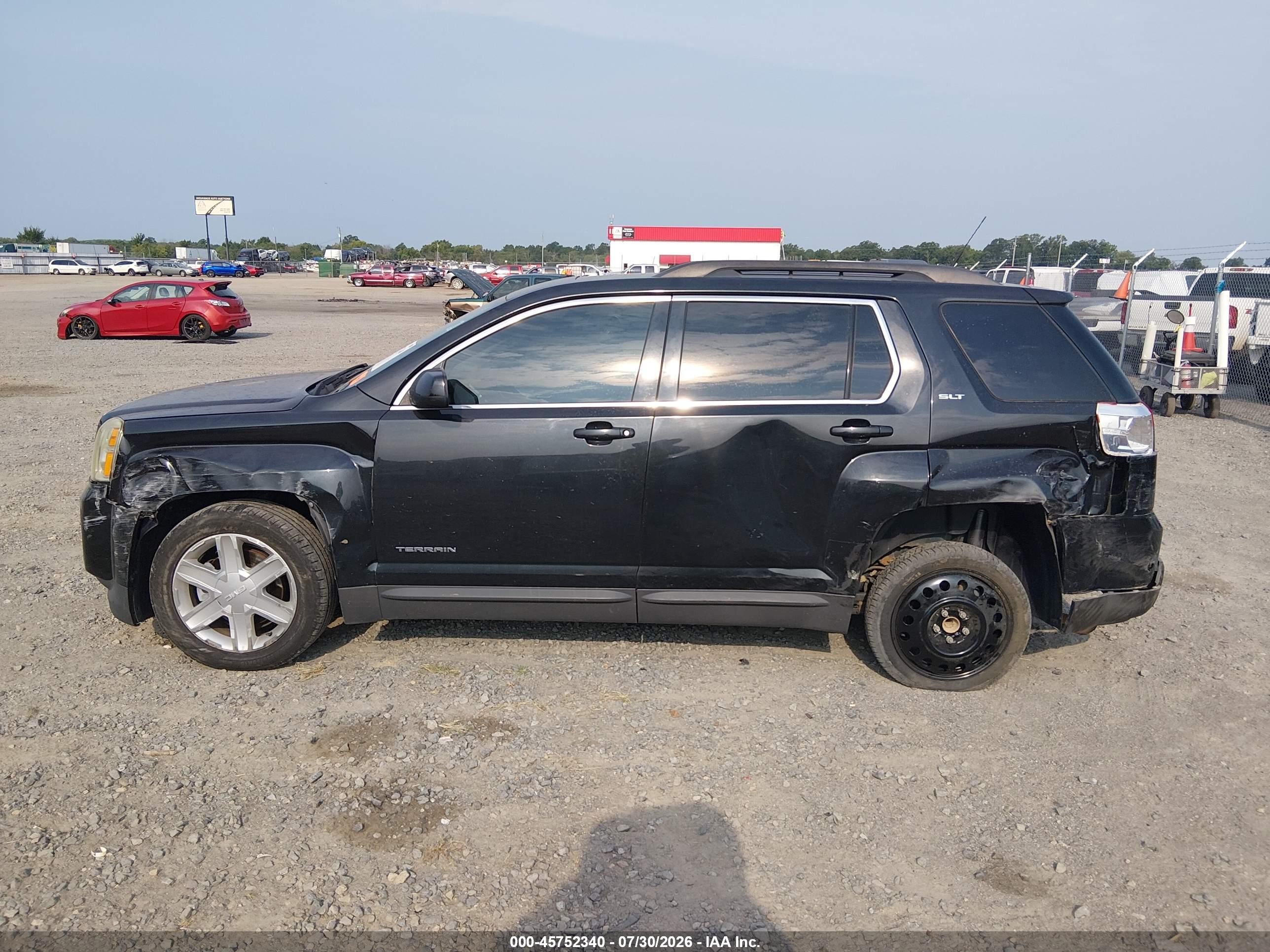 2011 Gmc Terrain Slt-1 Черный vin: 2CTALUEC1B6316771