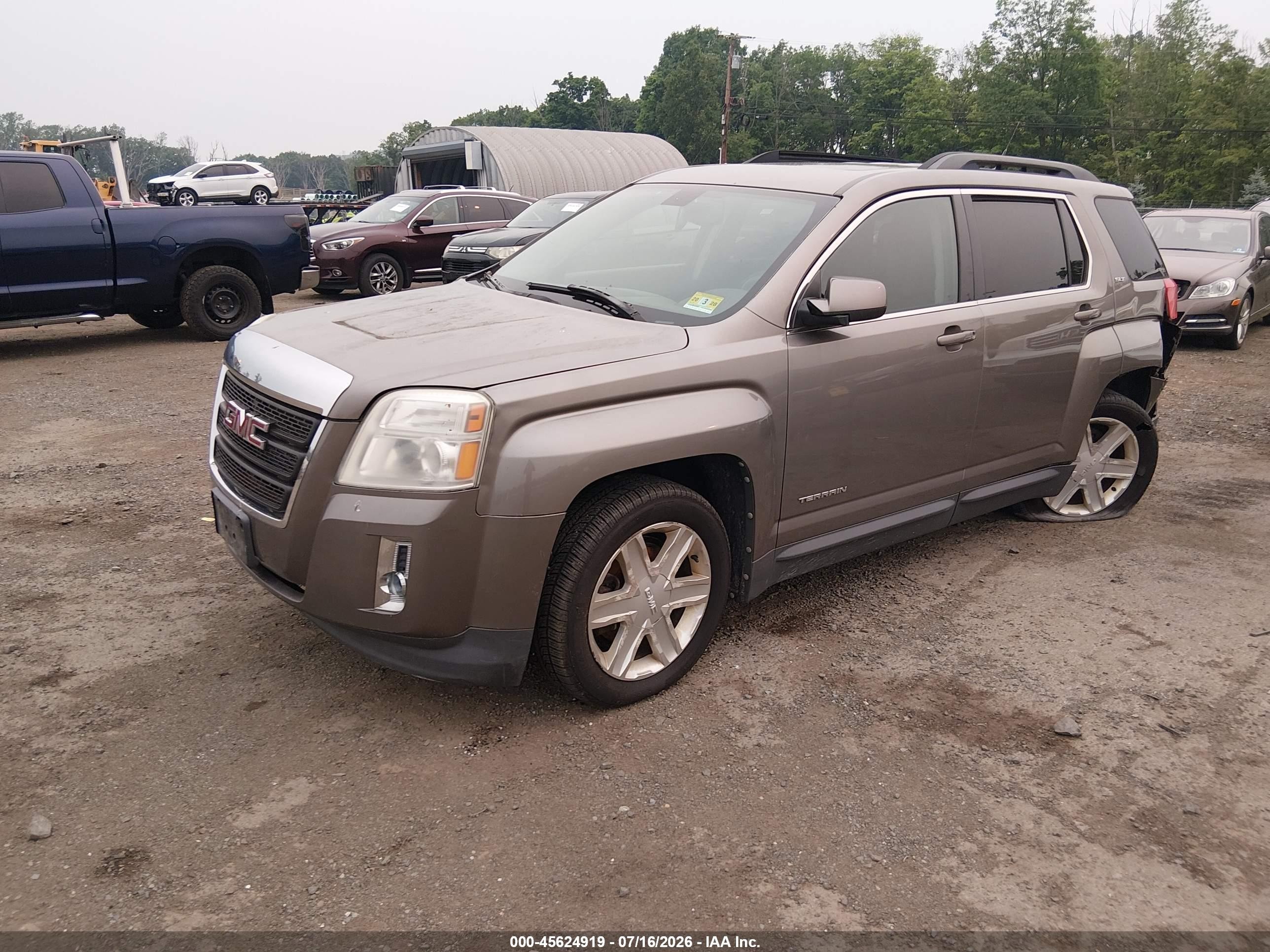 2011 Gmc Terrain Slt-1 Brown vin: 2CTALUEC1B6361418
