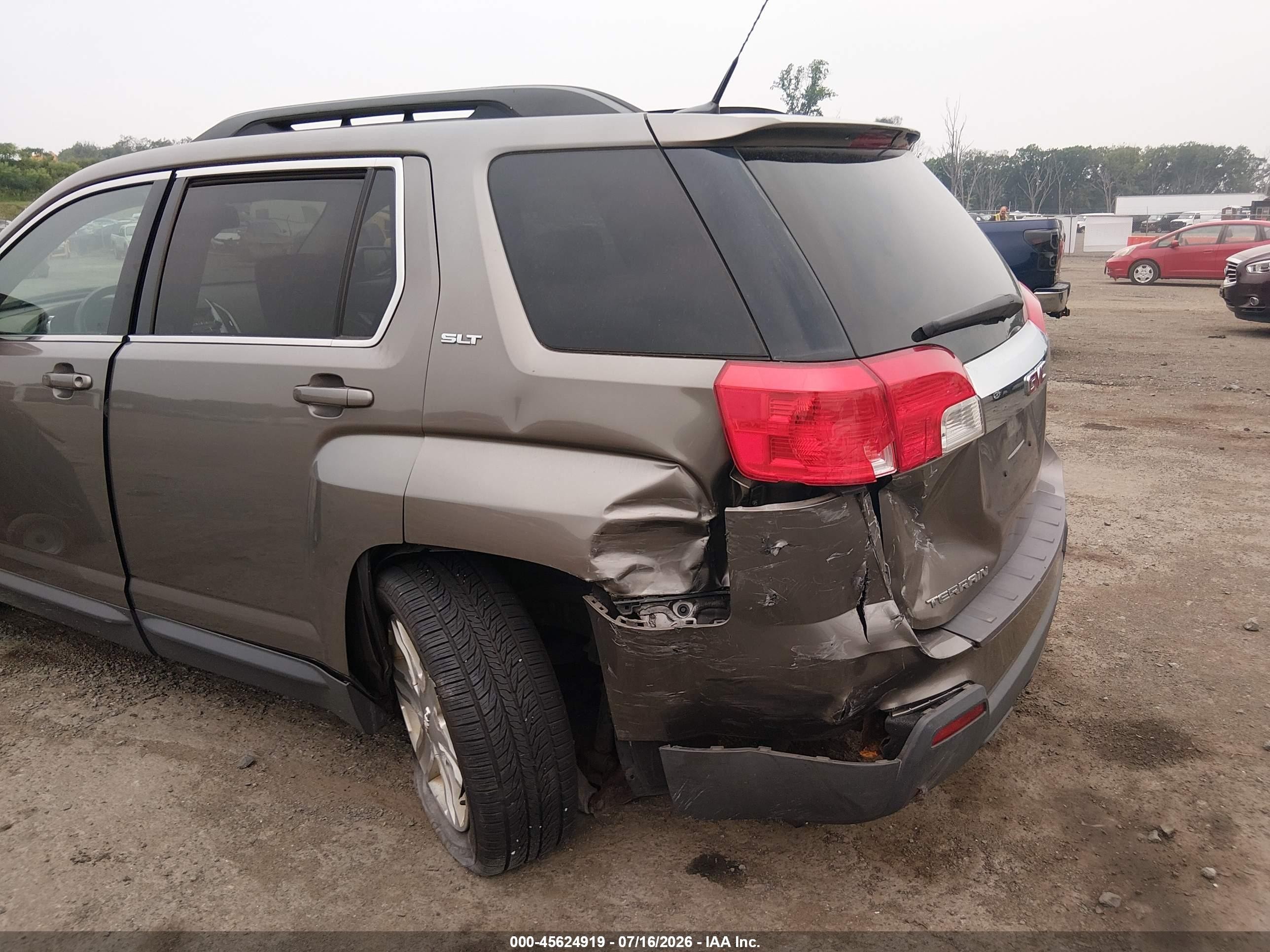 2011 Gmc Terrain Slt-1 Brown vin: 2CTALUEC1B6361418