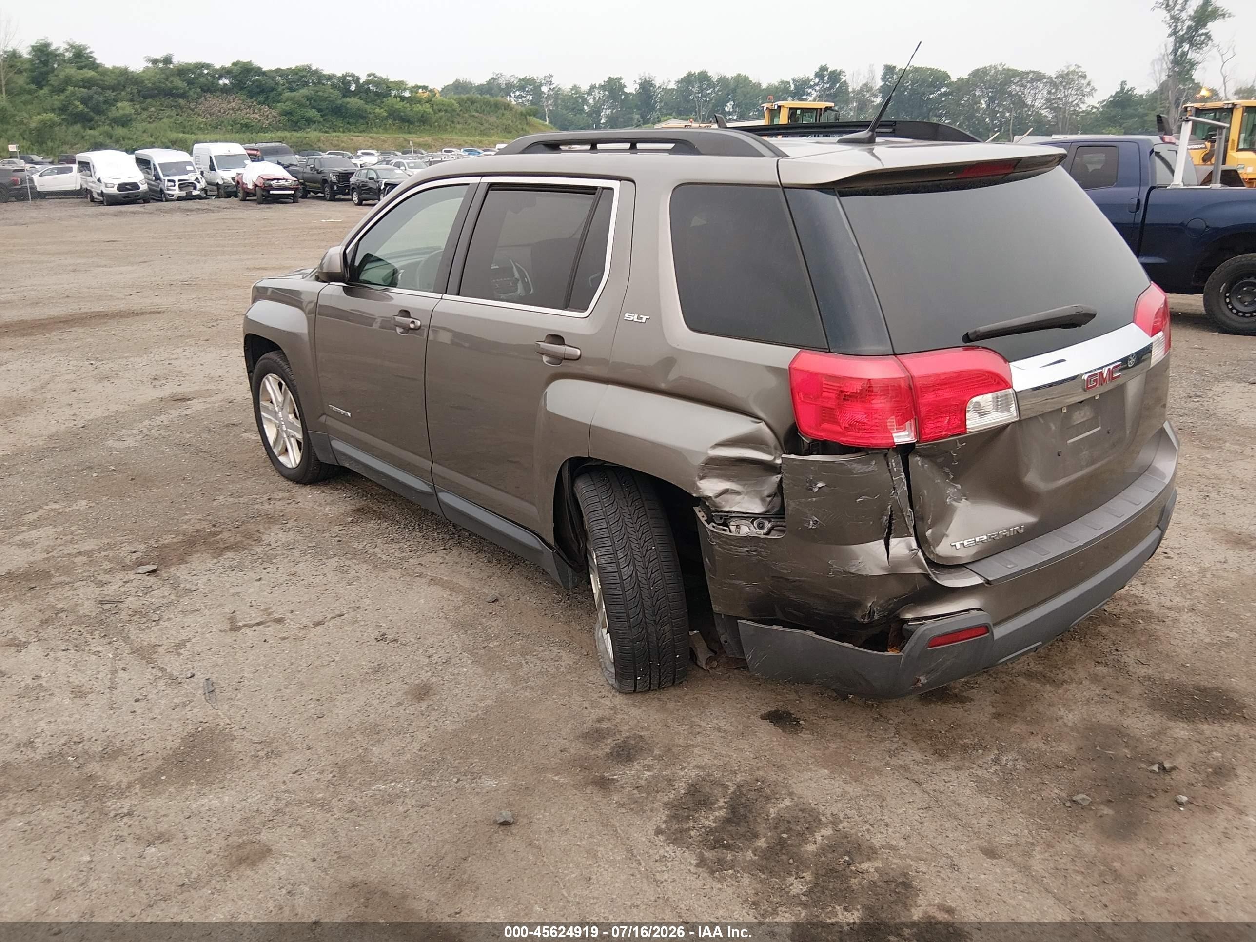 2011 Gmc Terrain Slt-1 Brown vin: 2CTALUEC1B6361418