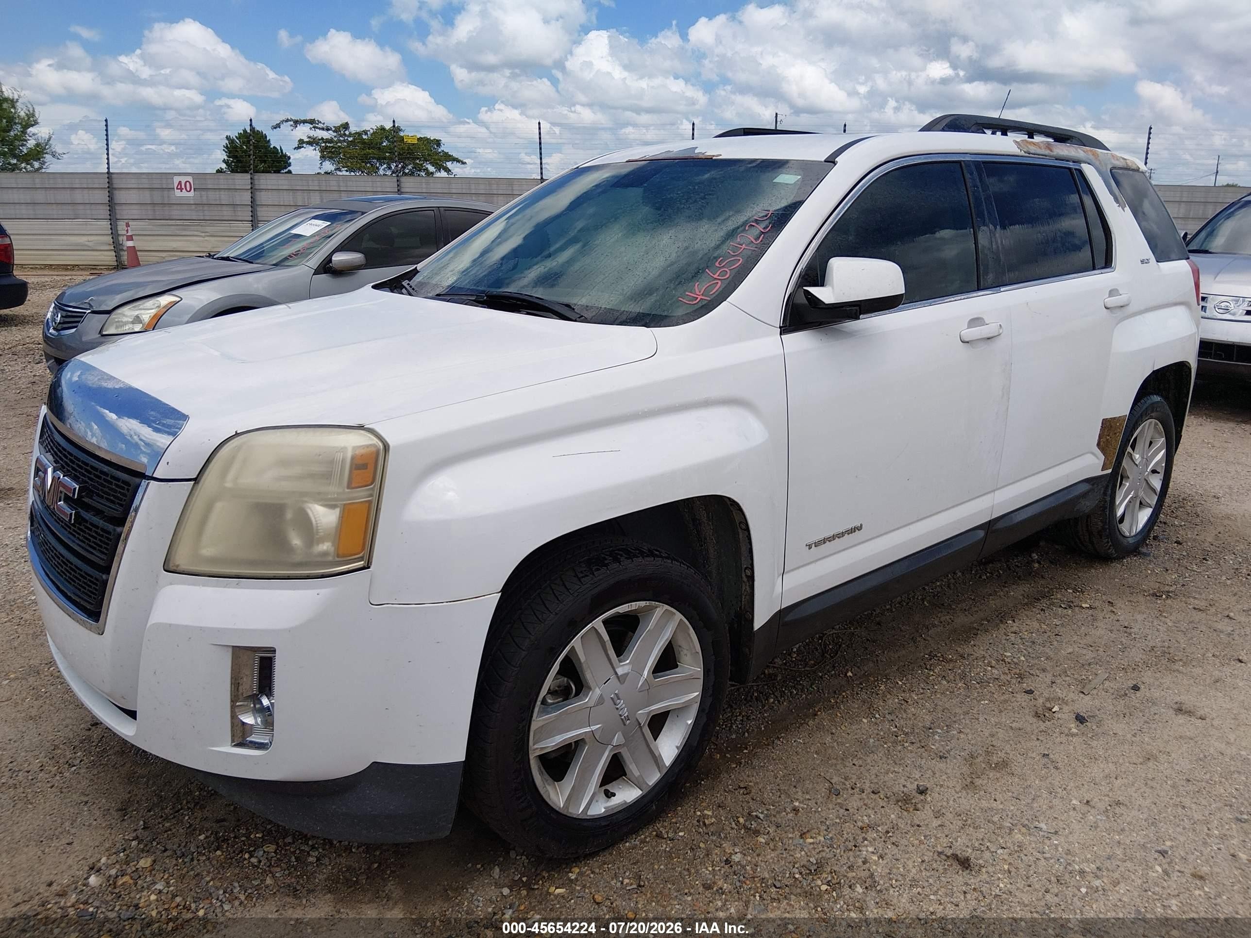 2011 Gmc Terrain Slt-1 White vin: 2CTALUEC1B6426705
